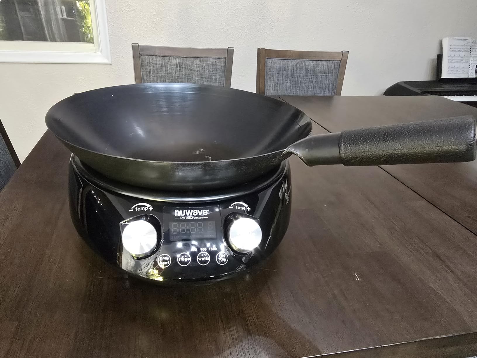 Nuwave Induction Wok, 3 Wattages 600, 900 & 1500, 100°F-575°F in 5°F customer photo 2