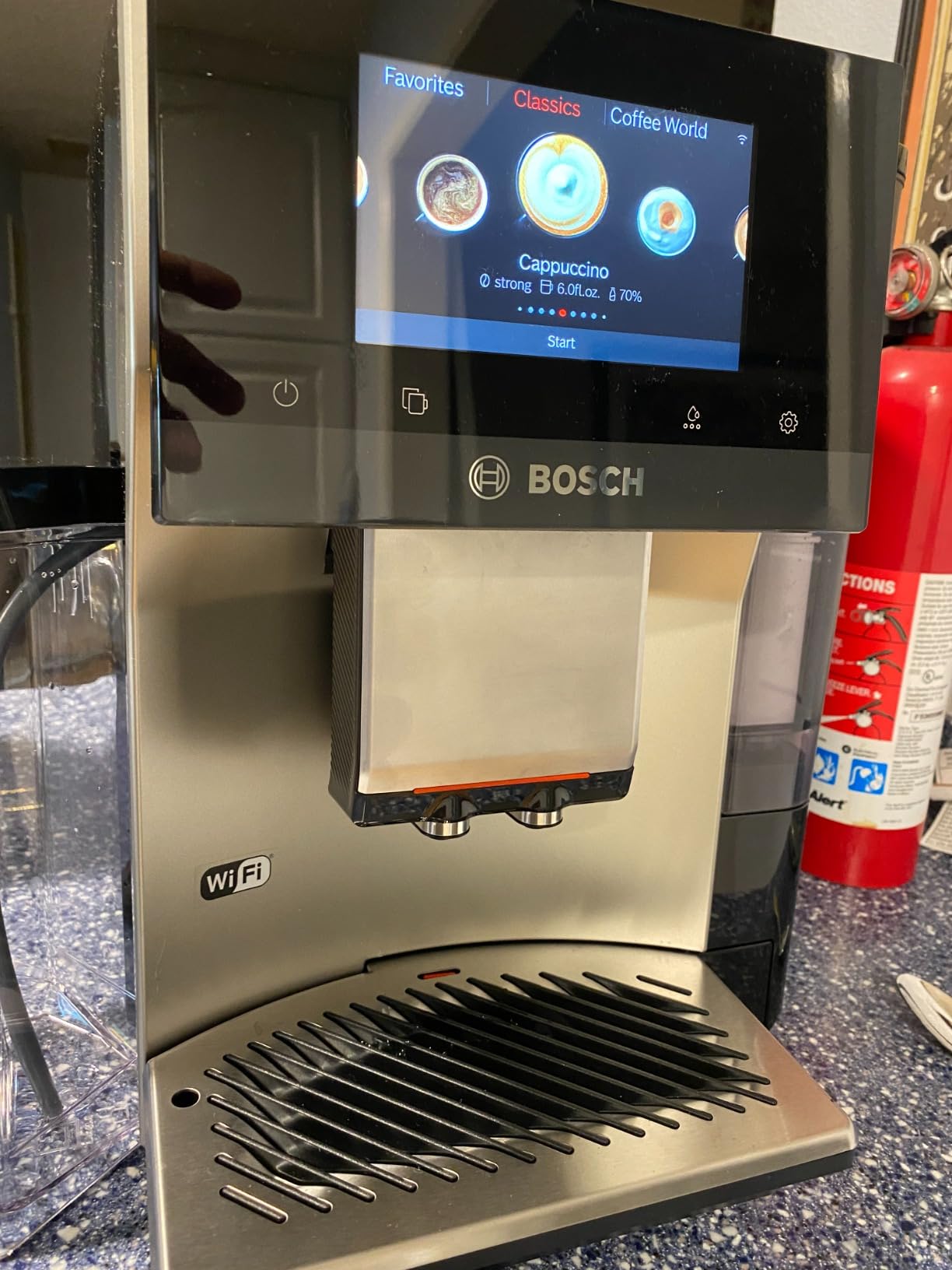 Bosch 800 Series Fully Automatic Coffee, Espresso Machine - Silver customer photo 1