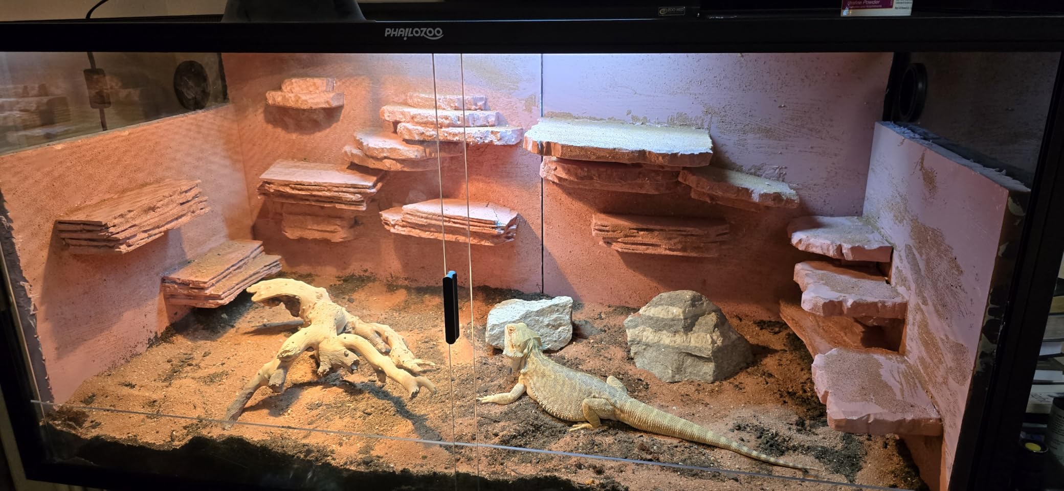 Phailozoo 120 Gallon Reptile Tank, Stackable 4x2x2 Reptile Enclosure customer photo 2