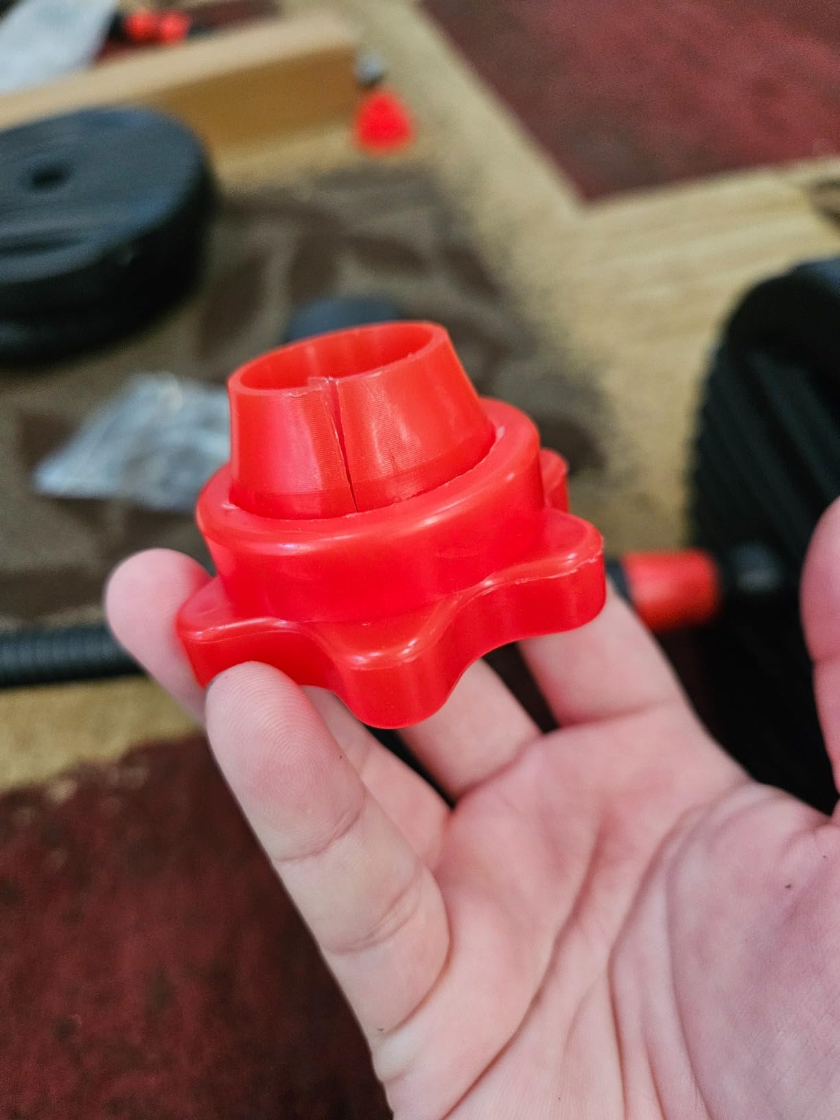 Adjustable Dumbbell set,20/30/45/70/90lbs Free Weight Set | 5 in1 Dumbbell Set with Connector,Used as Barbell,Kettlebells,Push up Stand,Fitness Exercises for Home Gym Suitable Men/Women customer photo 1