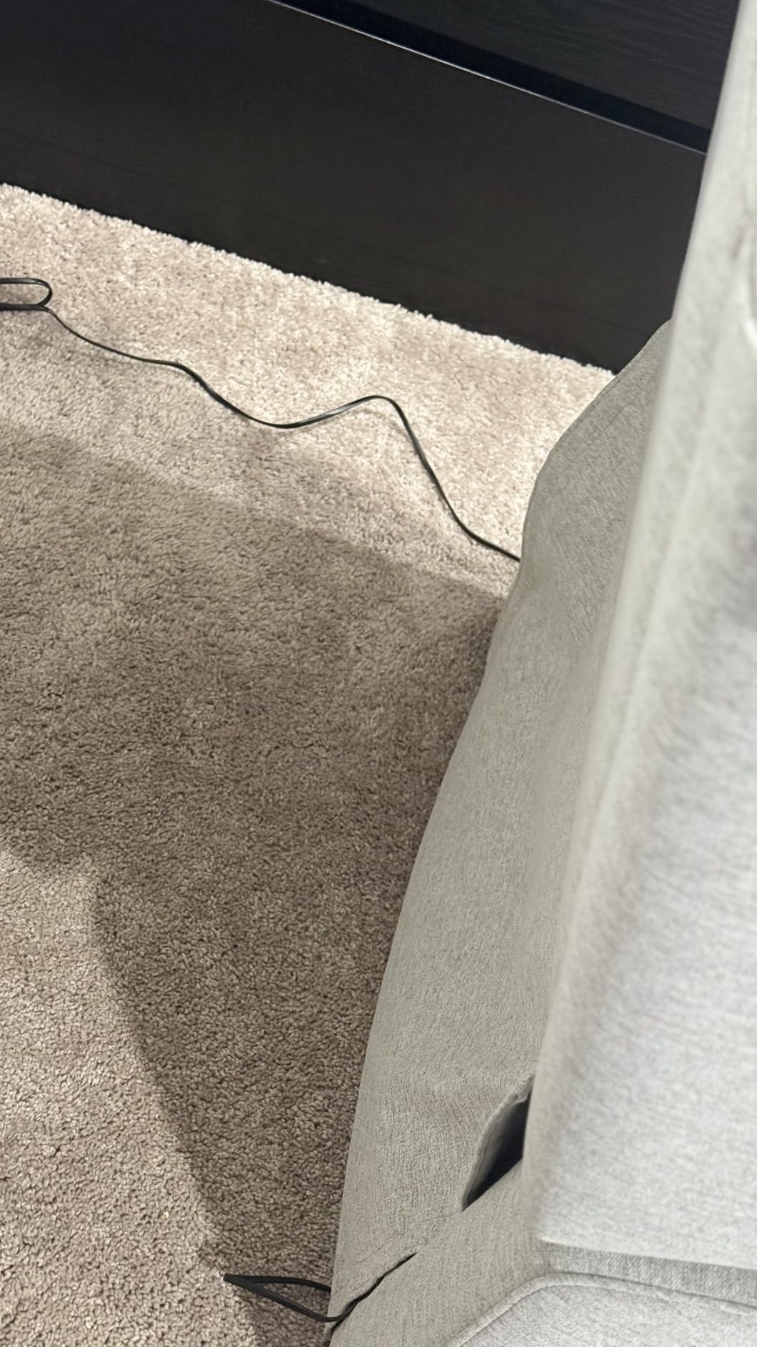 babyletto Kiwi Electric Recliner Glider - Almond Teddy Loop customer photo 2