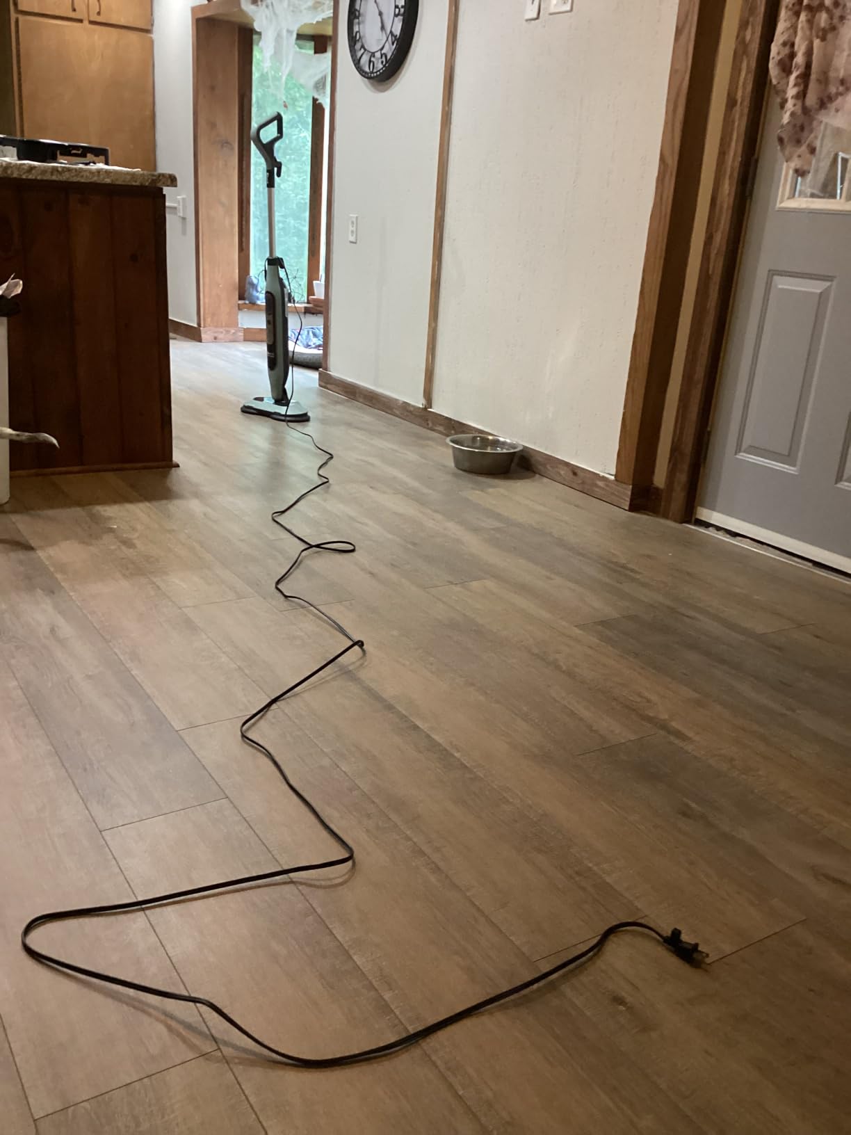 Shark Steam & Scrub Steam Mop, All-in-One Hard Floor Cleaner, Grey, S8001 customer photo 2