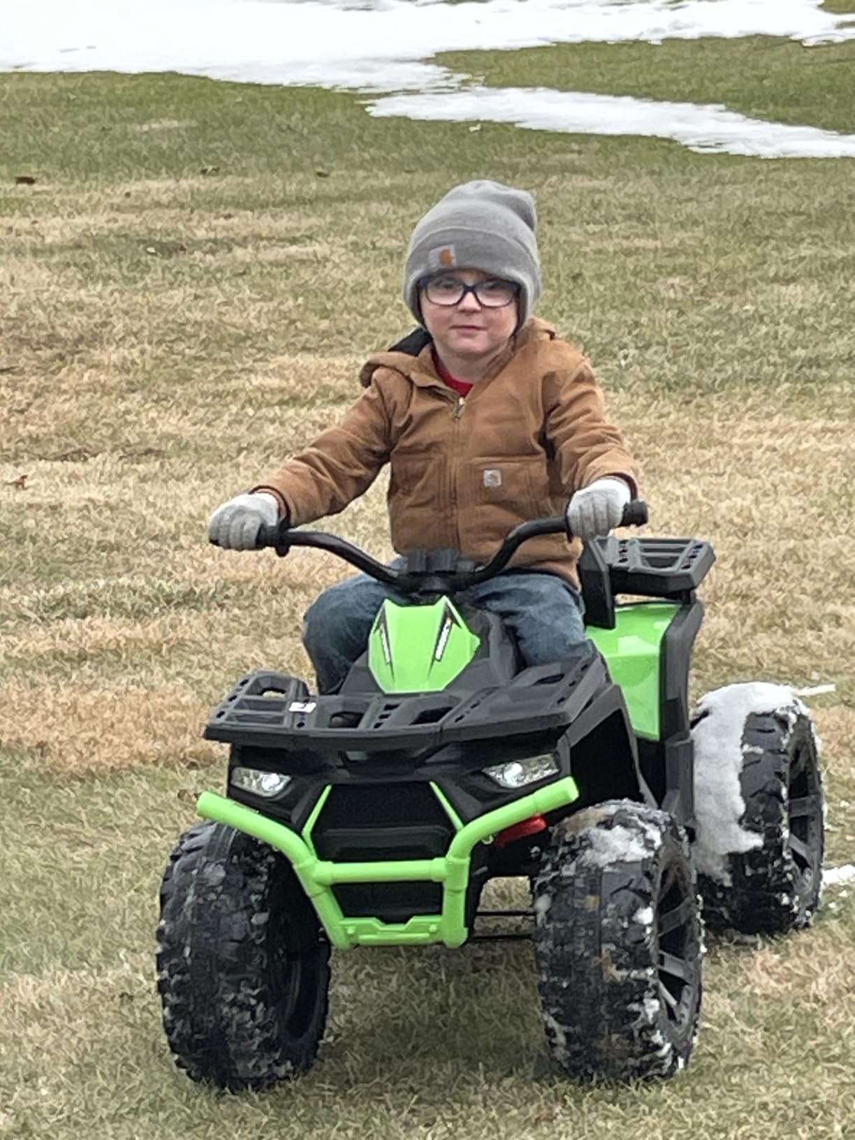 Hikiddo Kids ATV 4 Wheeler, 24V Ride On Toys Car for Big Kids Age 3-8 Year customer photo 2