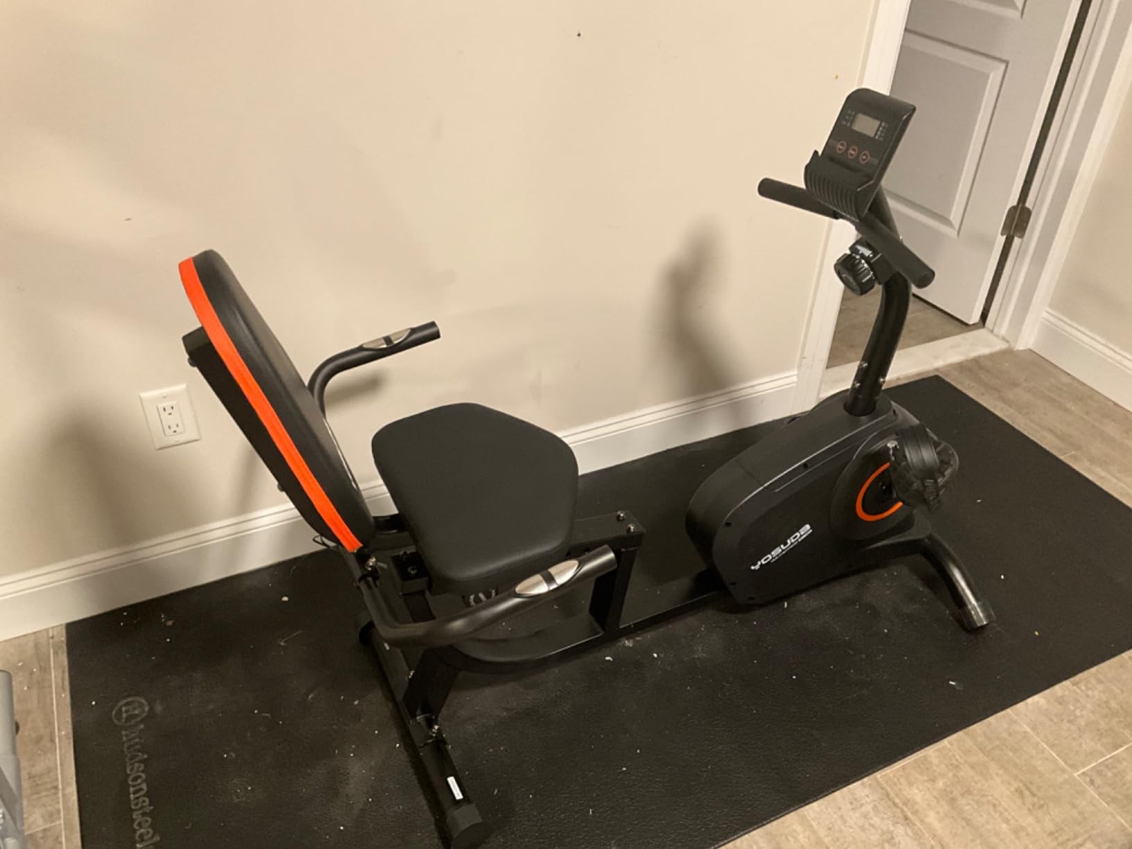 YOSUDA Recumbent Exercise Bike for Home，Magnetic Staionary Bike for Seniors customer photo 1