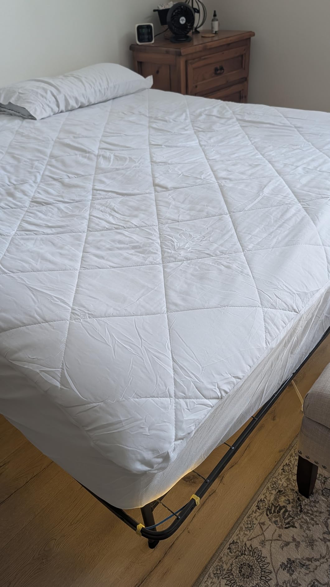 Bedsure Heated Mattress Pad Queen, Cozy Bed Warmer with Preheat & Memory customer photo 2