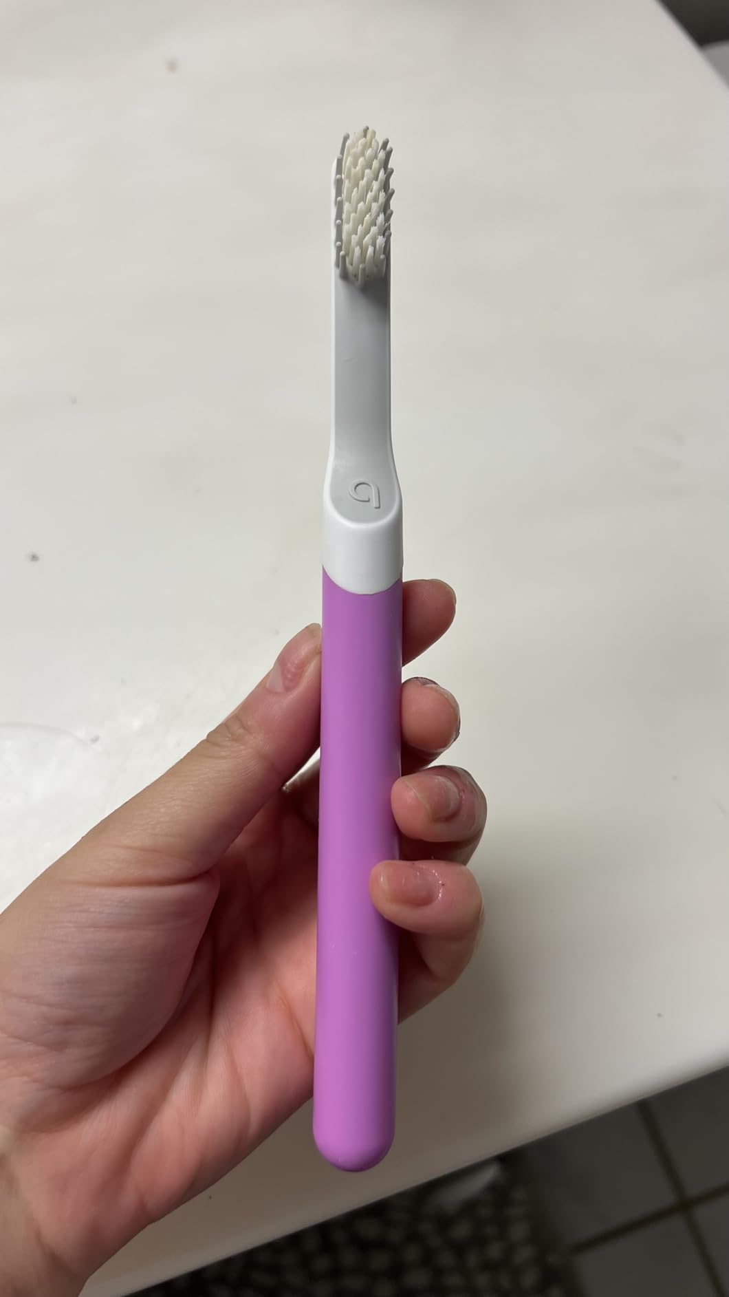 Quip Sonic Electric Toothbrush for Adults, Extra Brush Head, Magenta customer photo 2