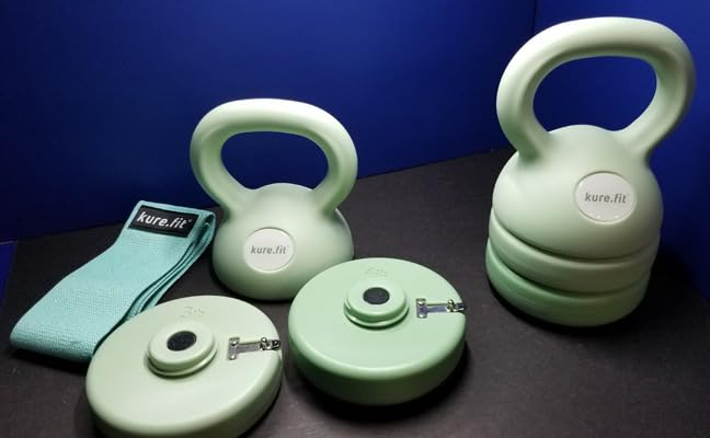 Adjustable Kettlebell for Women | 5LB, 8LB, 12LB | Home Strength Training customer photo 1