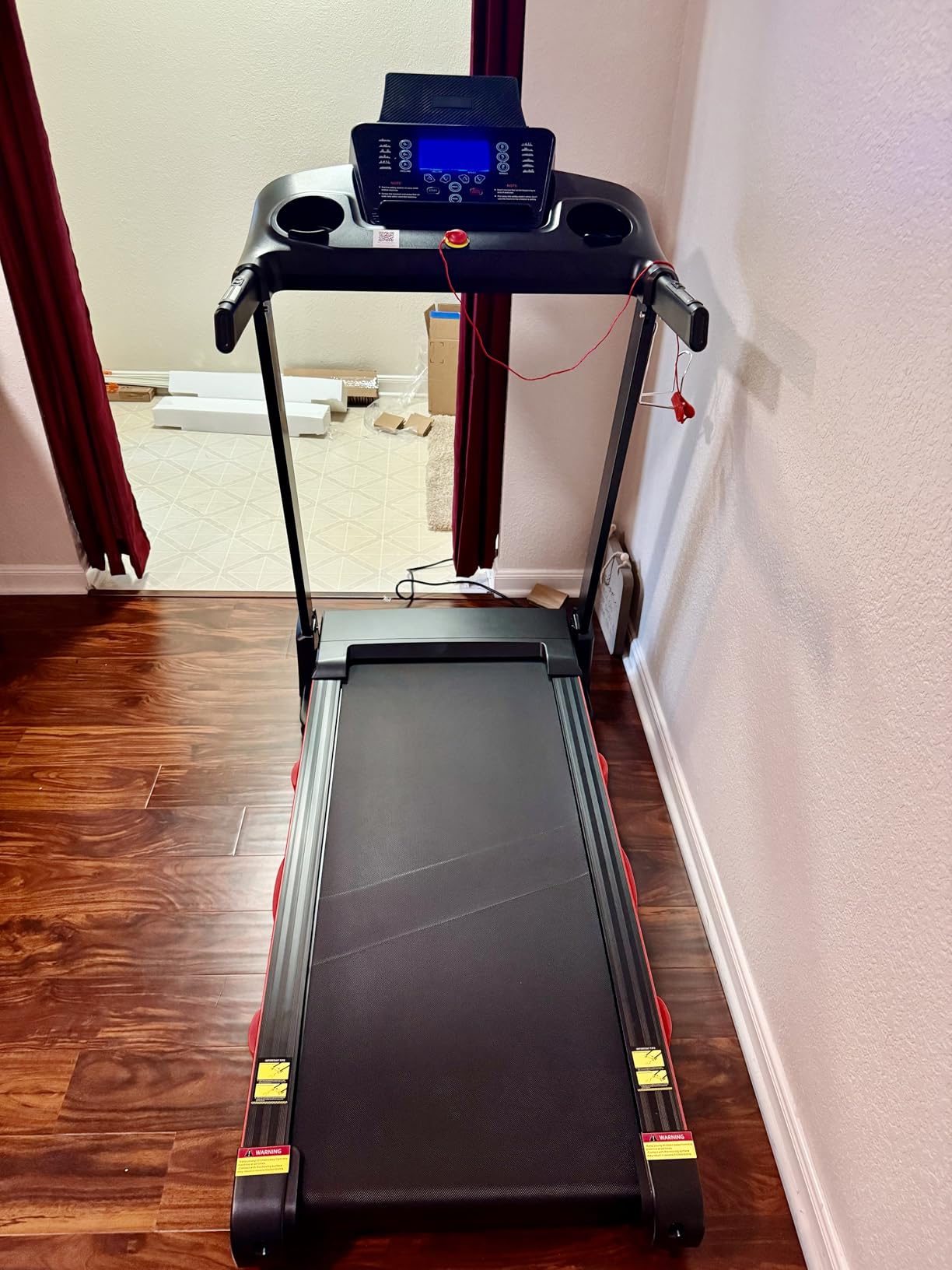 ATEEDGE Treadmills for Home, 15% Auto Incline, Foldable, 350LB Capacity customer photo 1