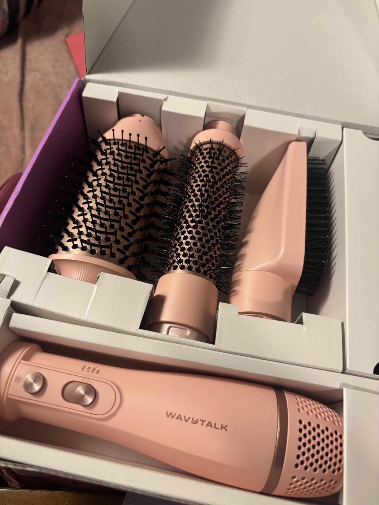 Blow Dryer Brush Set, Wavytalk Air Sculpt 5-in-1 Hot Air Brush Set customer photo 2