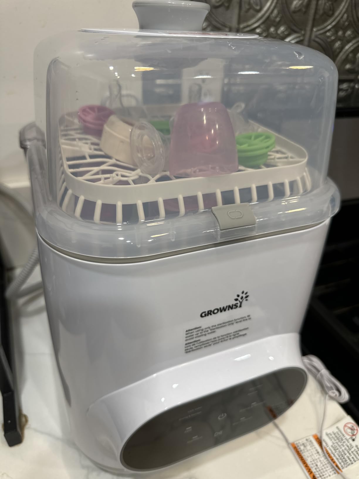Grownsy EaseClean Bottle Washer All-in-One Washer and Sterilizer and Dryer customer photo 2