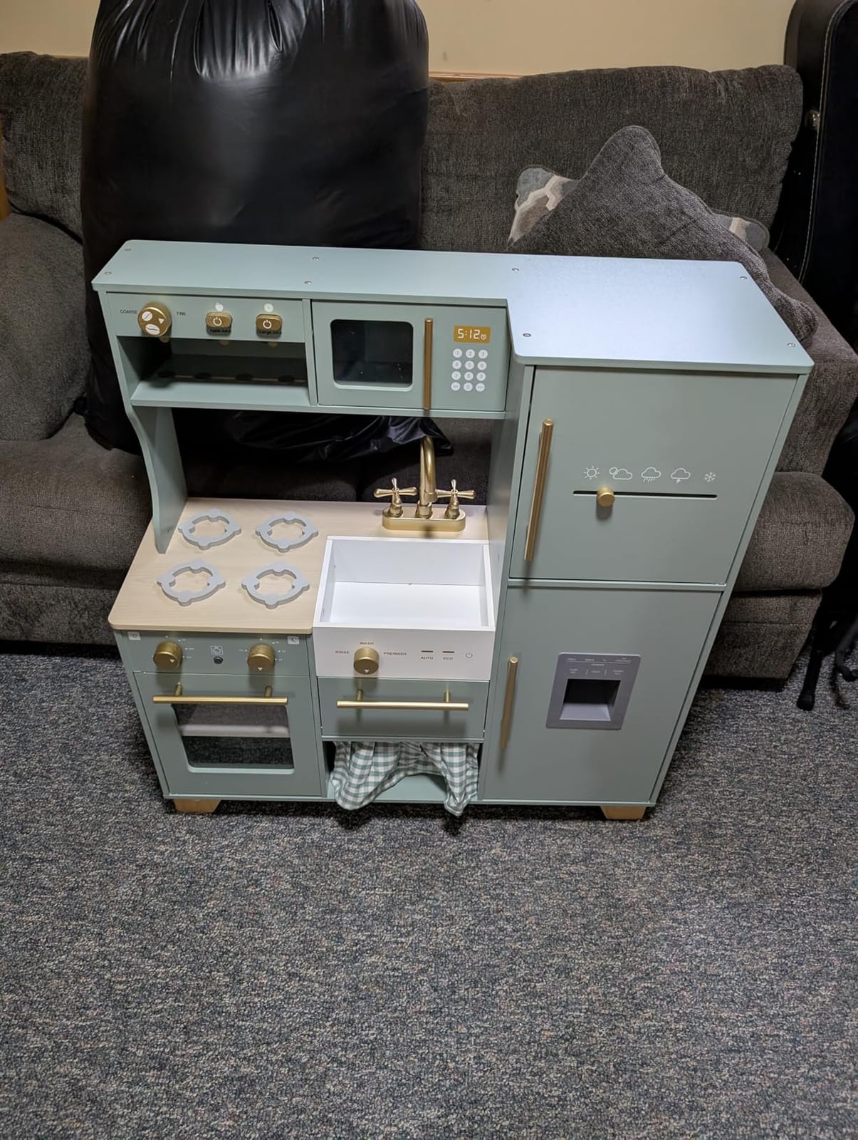 ROBUD Play Kitchen Set, Wooden Play Kitchen customer photo 2