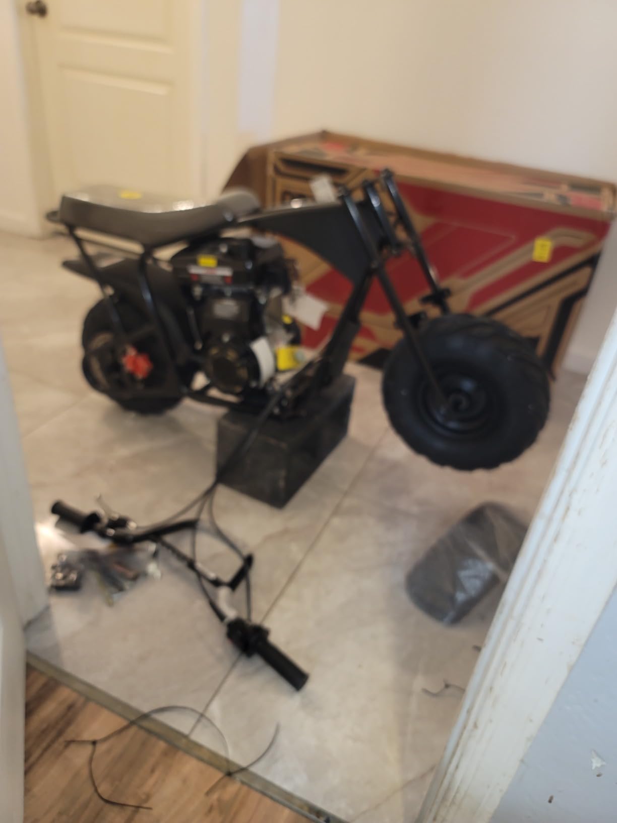 BRM100 Mini Dirt Pit Bike 105cc 4-Stroke Off Road for Teens Adults 220 LBS customer photo 1