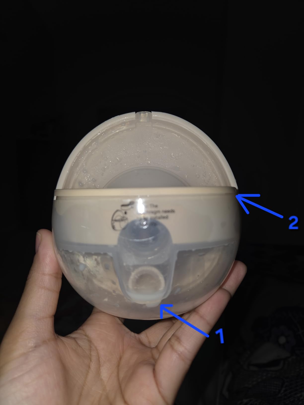 Paruu Hands Free Breast Pump P16, Wearable Breast Pump Electirc Portable with 4 Modes & 12 Levels, Max 309mmHg Strong Suction 19/21/24mm Flange Inserts Wearable Breastfeeding Pump, 2 Pack(Nude customer photo 1