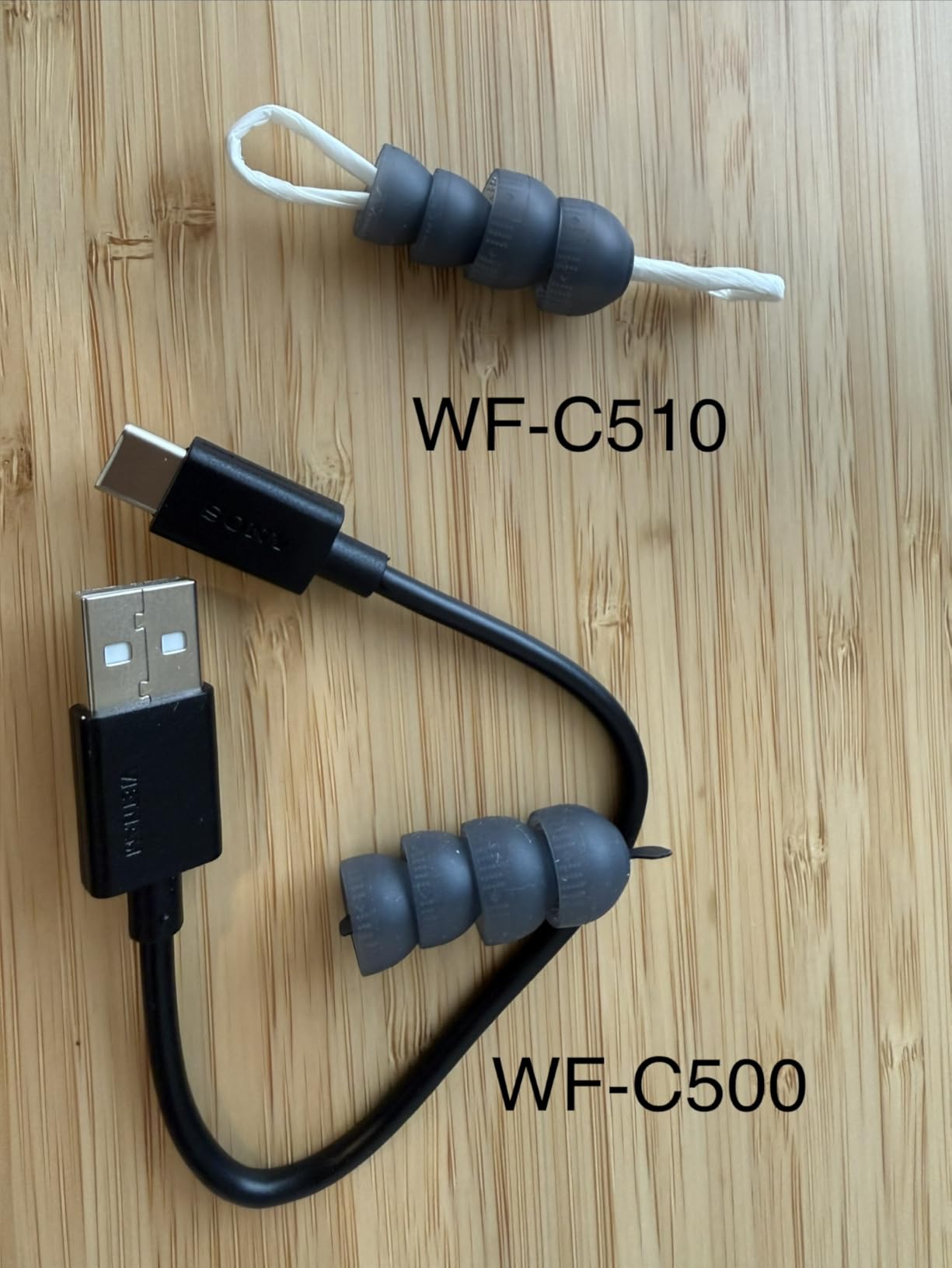 Sony WF-C510 Truly Wireless Bluetooth Earbud Headphones, Black customer photo 2