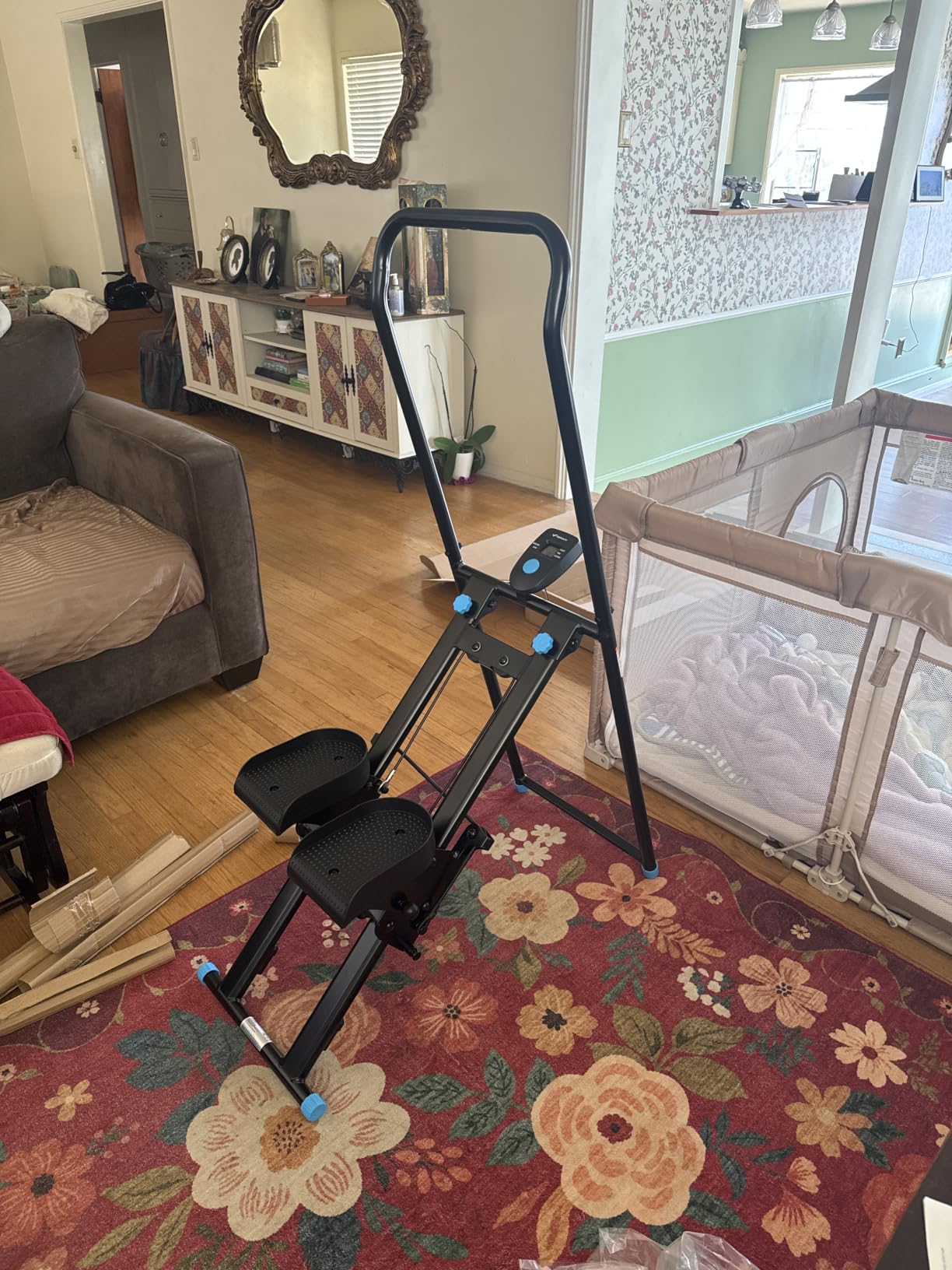 MERACH Stair Stepper with Adjustable Resistance, Foldable Stair Climber customer photo 1