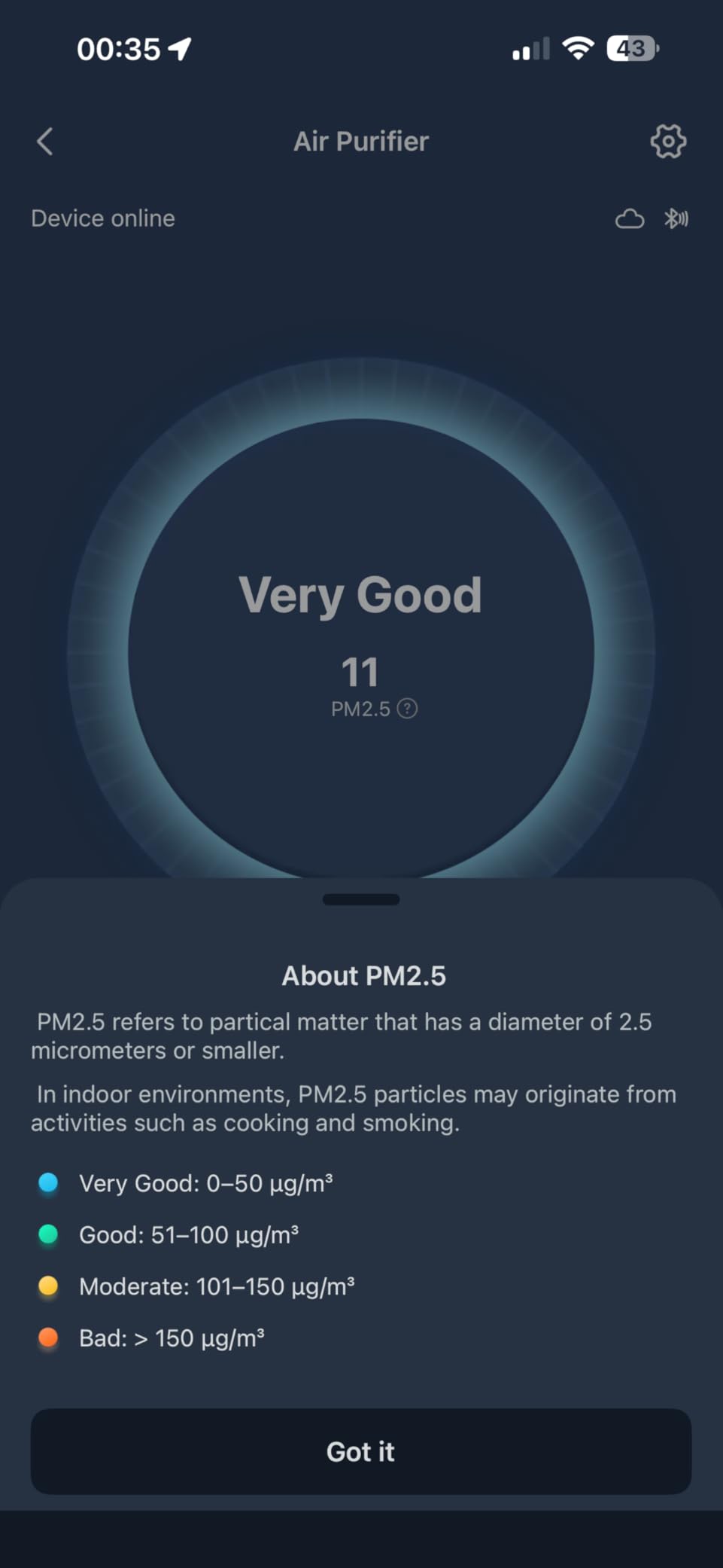 SwitchBot Air Purifier for Home Large Room, Matter, Up to 3620 ft², Air Purifier for Wildfire Smoke, Pets, Odors, 20dB, Washable Pre-filter, Pet Mode, RGB Light, Work with Alexa, HomeKit, Google Home customer photo 1