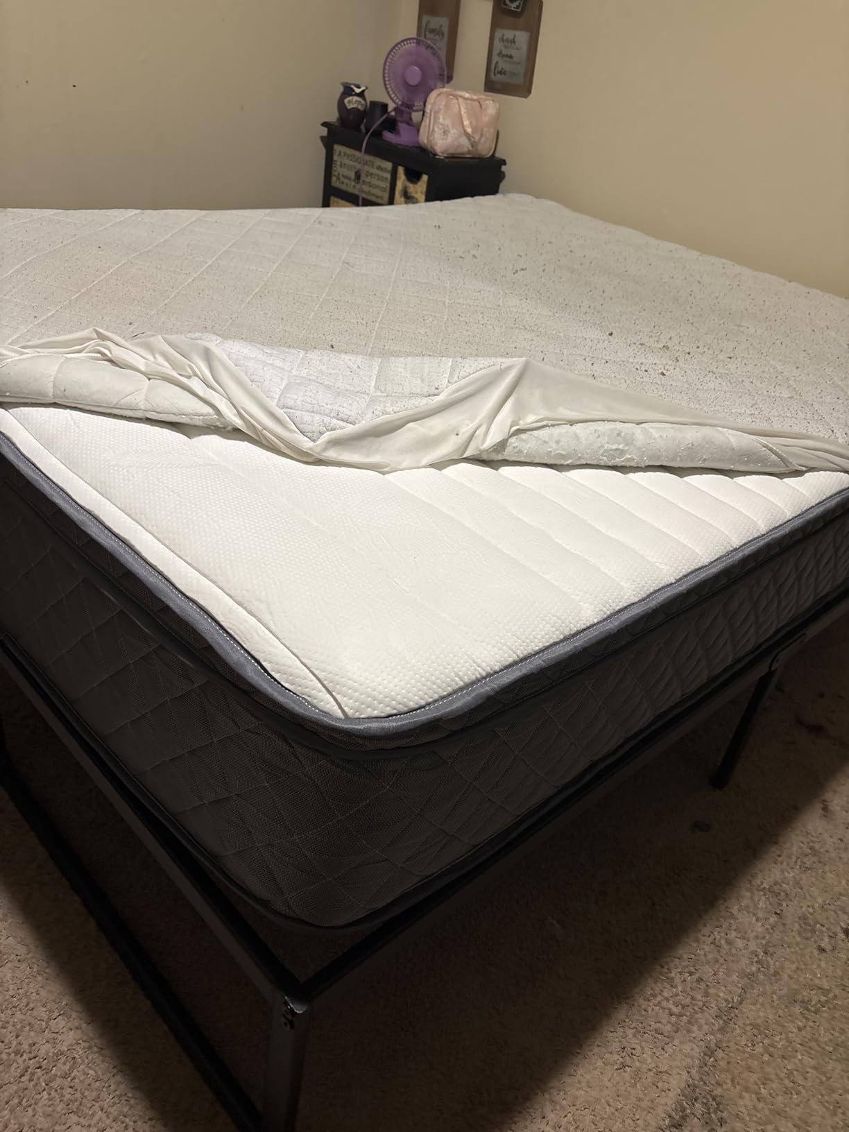 PurrJoys Queen Mattress Firm, 12 Inch Queen Size Mattress in a Box customer photo 1
