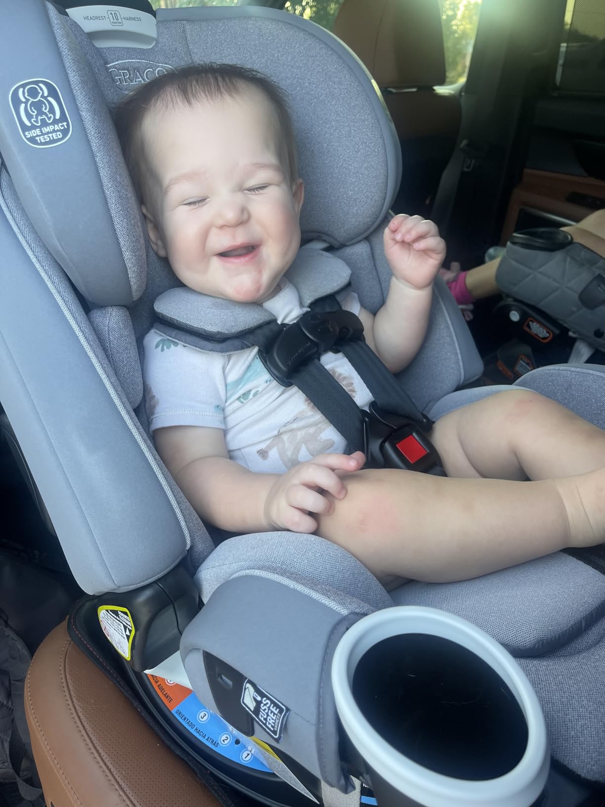 Graco 4Ever DLX 4-in-1 Convertible Car Seat, Charlie customer photo 2
