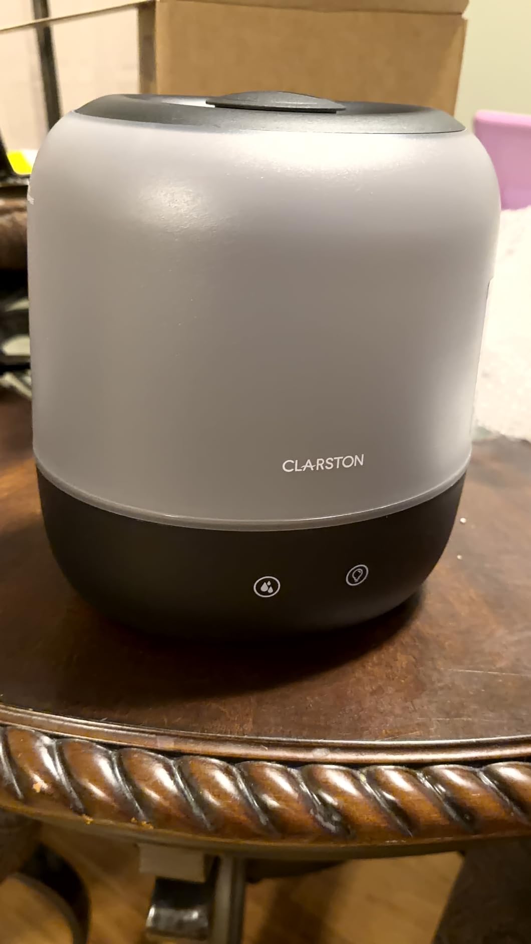 Clarston Humidifiers for Bedroom, 2L Cool Mist Humidifier, 24dB Quiet Sleep customer photo 1