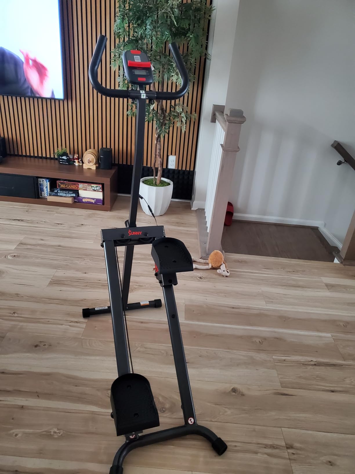 Sunny Health & Fitness Stair Stepper & Climber Exercise Equipment for Home Workout, Compact Cardio Training Machine customer photo 2