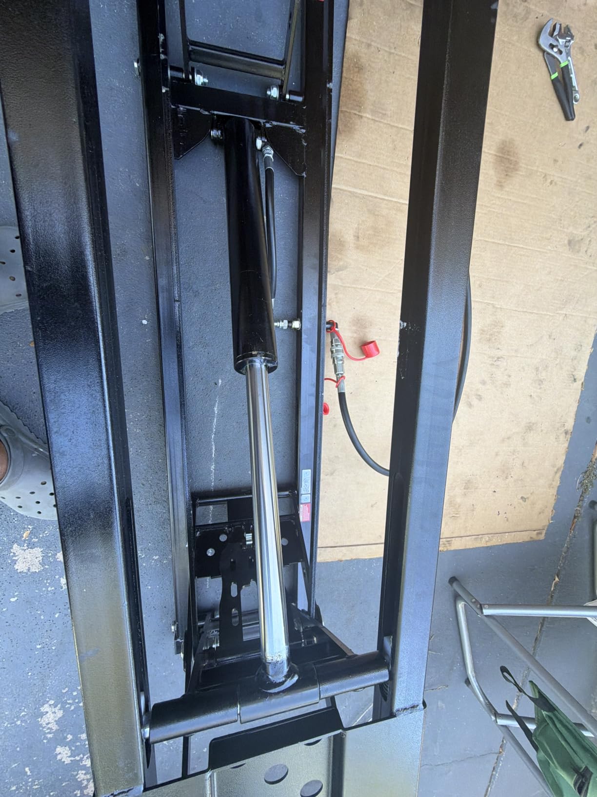 Albott 7000 LBS Portable Car Lift with Extension Plates for Garage Use customer photo 2