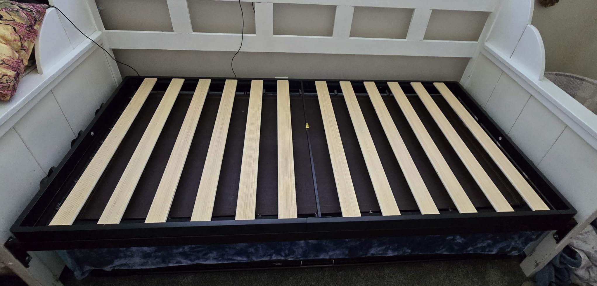 MAF 5 Inch King Box Spring Low Profile Metal Bed Base with BoxSpring Cover customer photo 1