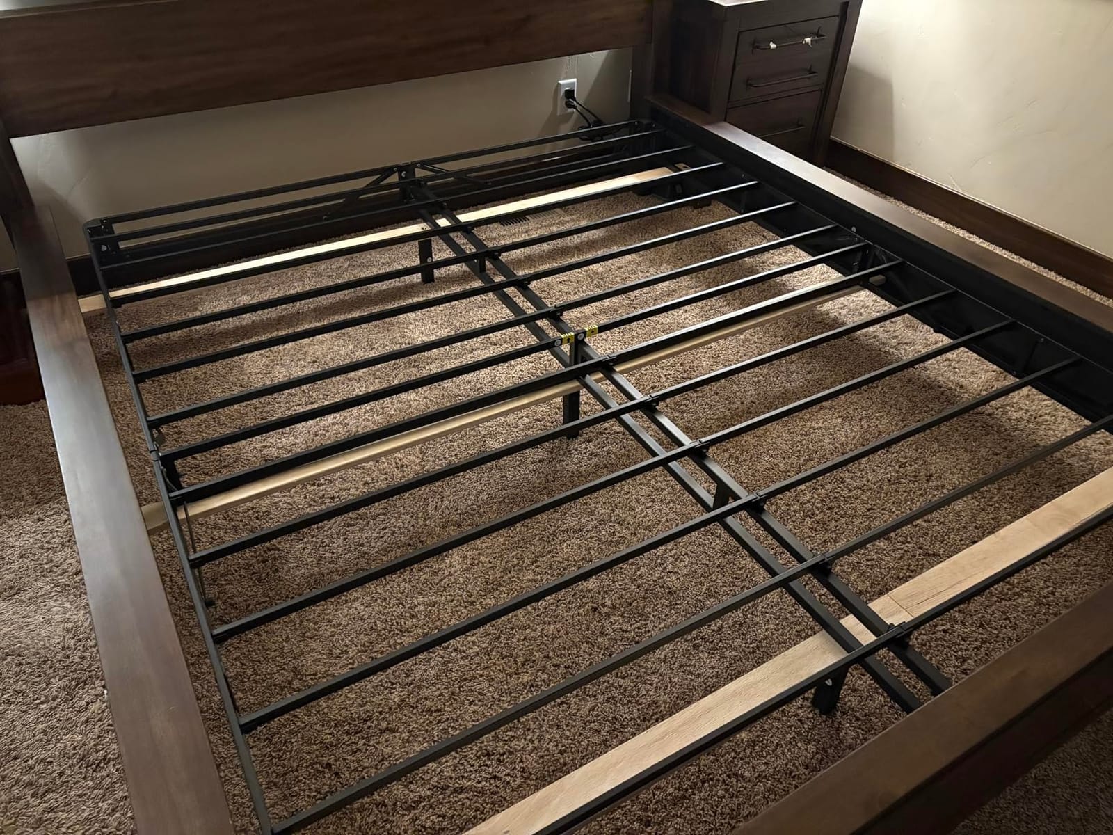 MAF 5 Inch King Box Spring Low Profile Metal Bed Base with BoxSpring Cover customer photo 2