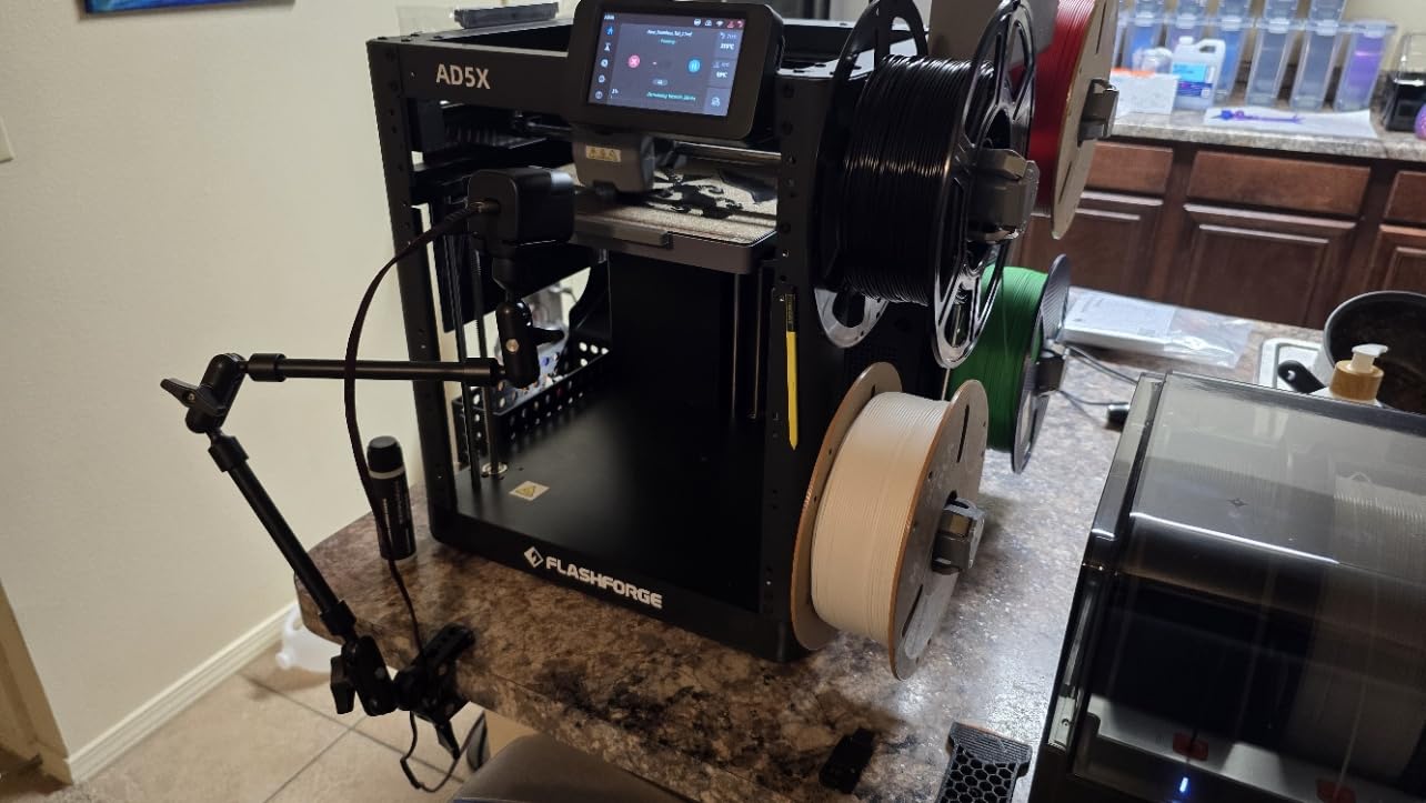 FLASHFORGE AD5X Multi-Color & Material 3D Printer with IFS, 220x220x220mm customer photo 1