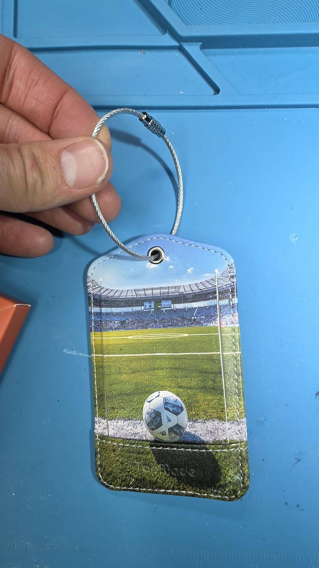 TopMade Luggage Tags, Works with Apple Find My, Smart Suitcase Tag Tracker customer photo 2