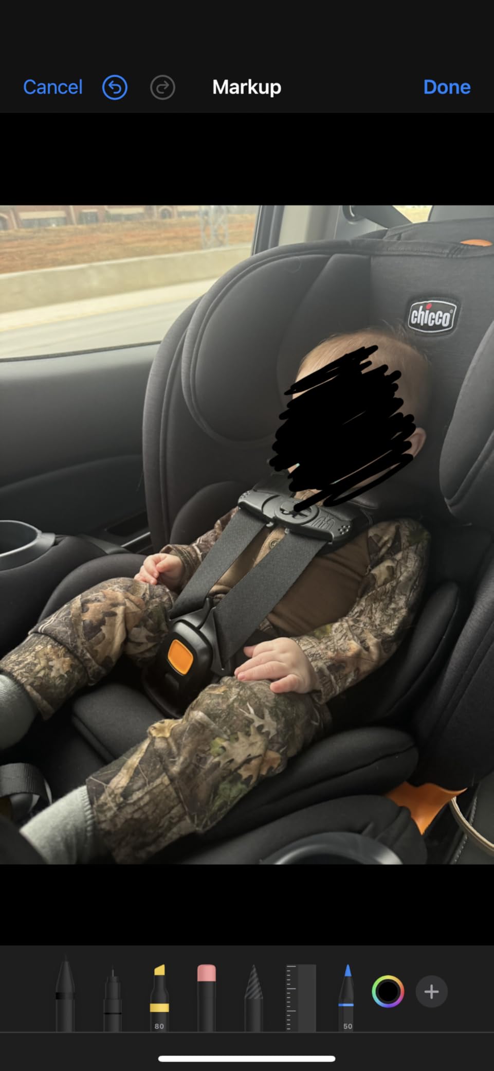Chicco OneFit LX ClearTex All-in-One Convertible Car Seat customer photo 2