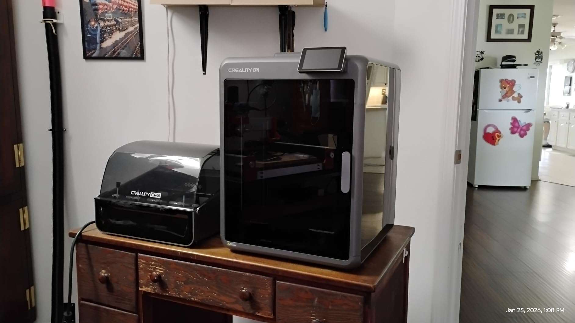 Creality K2 Plus Combo 2026 Multi Color 3D Printer with CFS | 2026 upgraded CFS combo with 16-color support, 600mm/s speed and dual AI cameras. customer photo 1