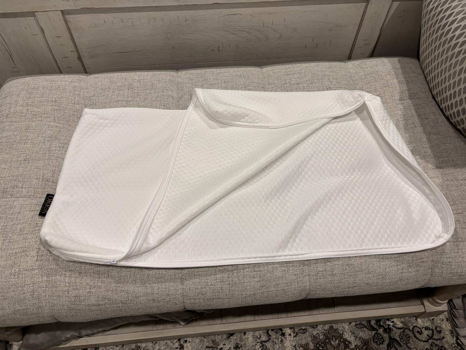 ORION Talalay Latex King Pillows 2 Pack - 100% Natural Latex Foam with L-Shaped Easy-Open Cover, Organic Cotton Protector & Lavender Aroma Bag - No Vacuum Packing – 31.50 x 15.7 x 6.9 in customer photo 2
