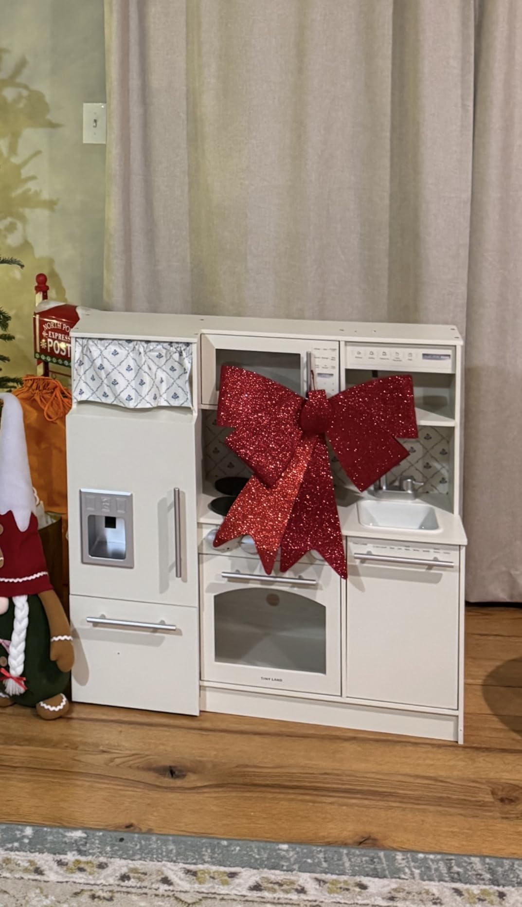 Tiny Land Wooden Play Kitchen for Toddlers, Kids Play Toy Kitchen Set customer photo 1