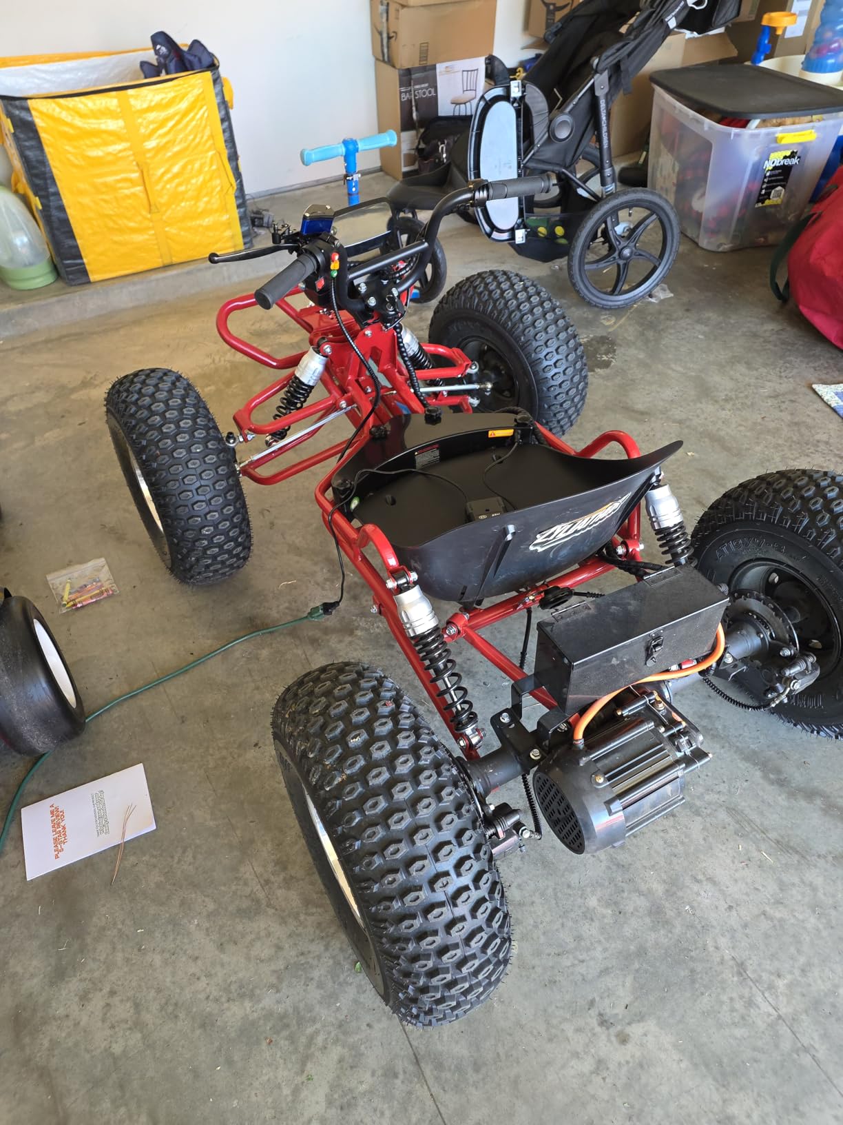 Zyliathor 48V Electric Go Kart for Adults & Teens, 20Ah Battery, 4000W Peak customer photo 2