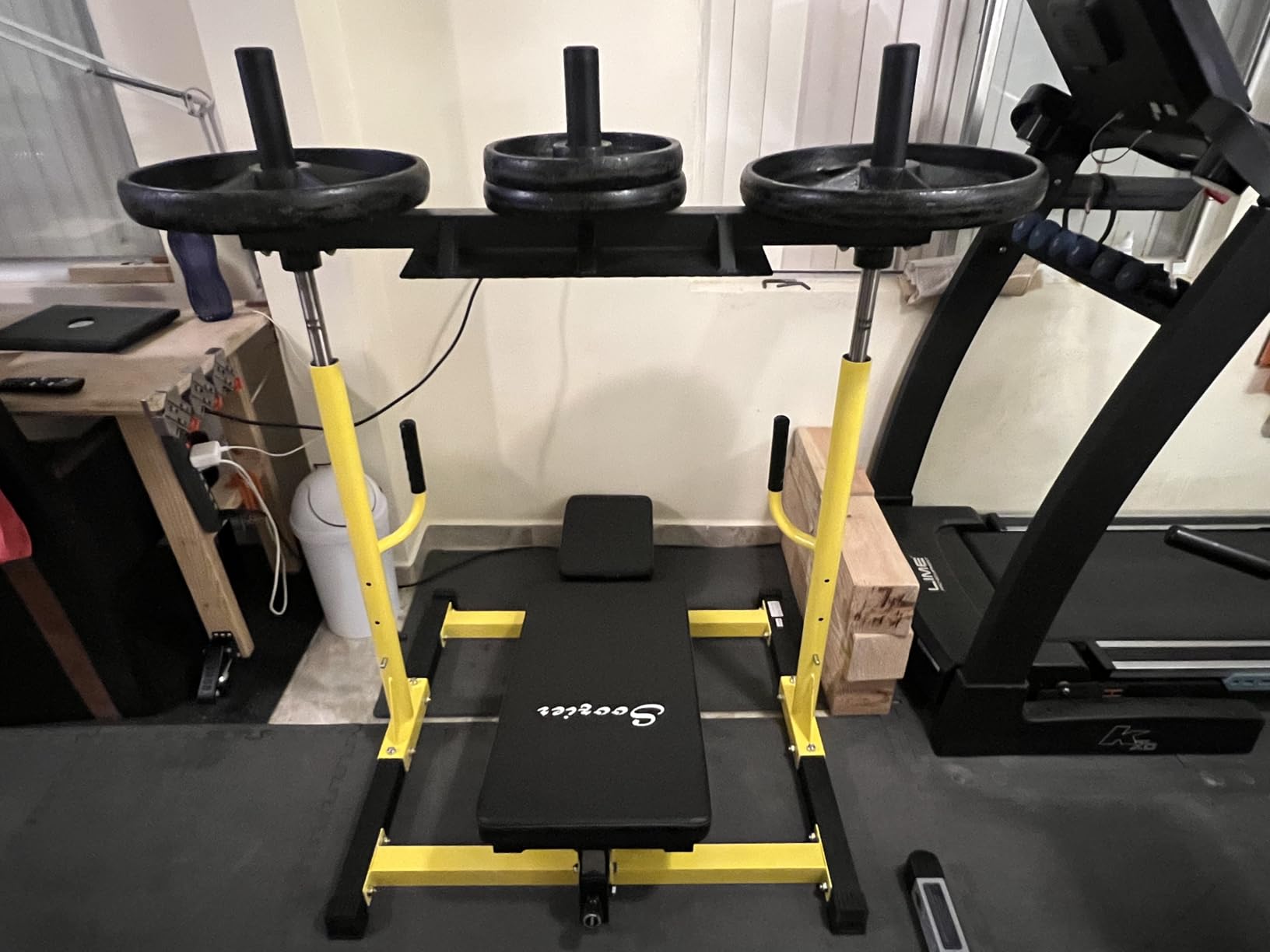 Soozier Vertical Leg Press Machine 661LBS Capacity for Home Gym customer photo 1