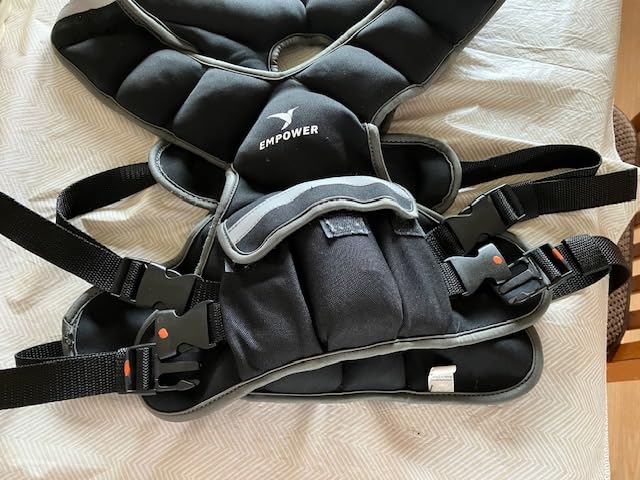 EMPOWER Weighted Vest for Women with Reflective Strips – Fixed 8lbs, Adjustable 4-10lbs (4 in1) or Adjustable10-16lbs (4 in 1), Strengthen Muscles, Boost Bone Health, and Burn More Calories for Workout - Rucking Vest customer photo 1