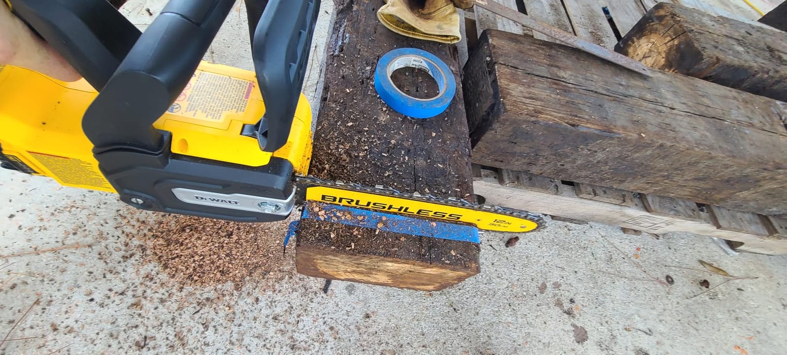 20V MAX 12 in. Cordless Battery Powered Chainsaw (Tool Only) customer photo 1