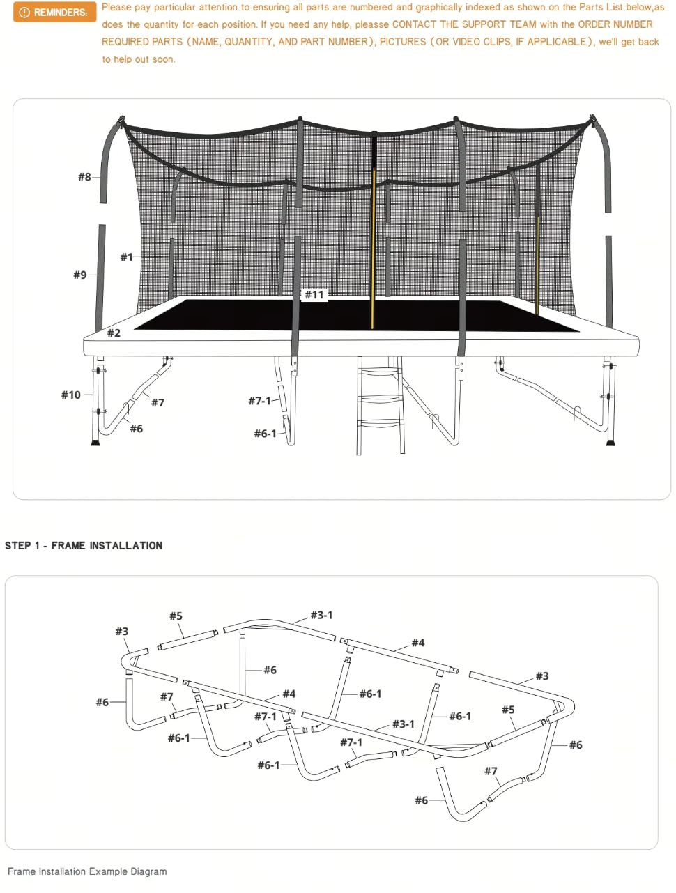 Zupapa Rectangular Trampoline 10x17FT 9x15FT 8x14FT, 1800LBS Weight Capacity Outdoor Large Gymnastics Trampoline, Heavy‑Duty Square Tumbling Trampoline for Family Backyard Exercise customer photo 1