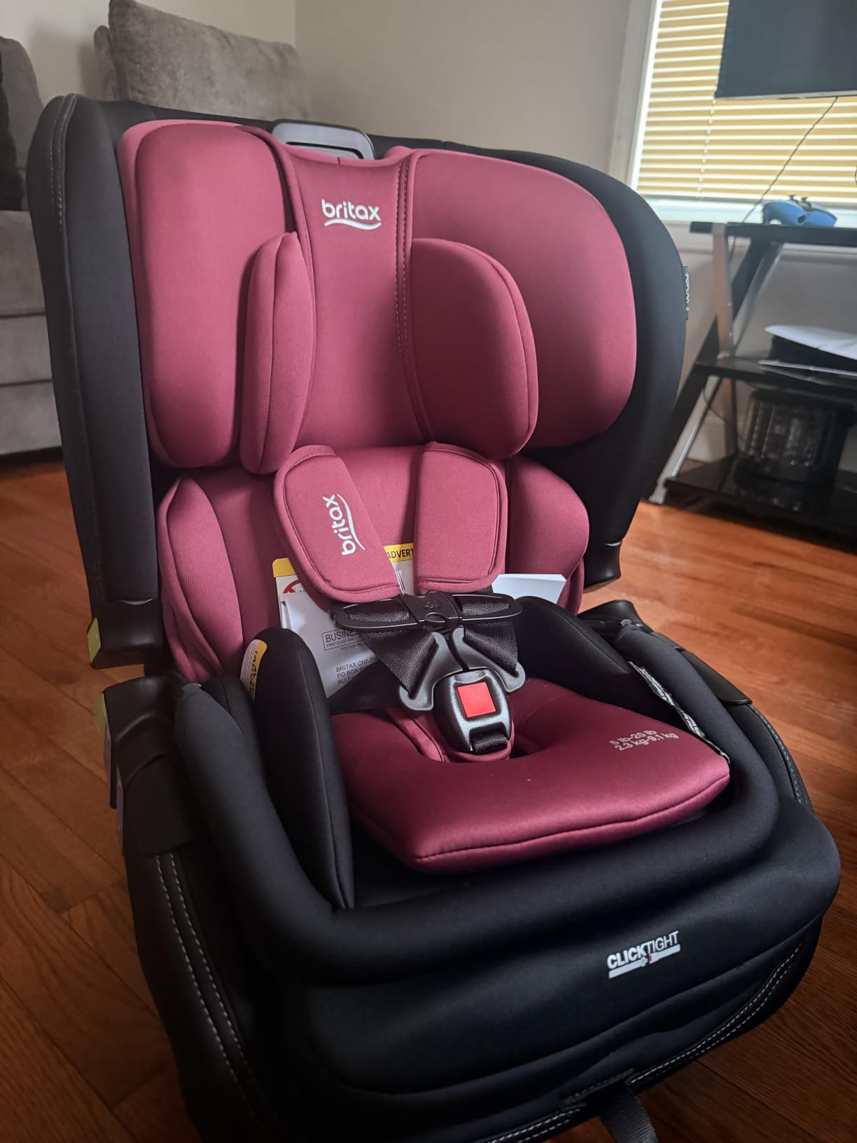 Britax Poplar S Convertible Car Seat, 2-in-1 Car Seat with Slim 17-Inch Design, ClickTight Technology, Onyx customer photo 2