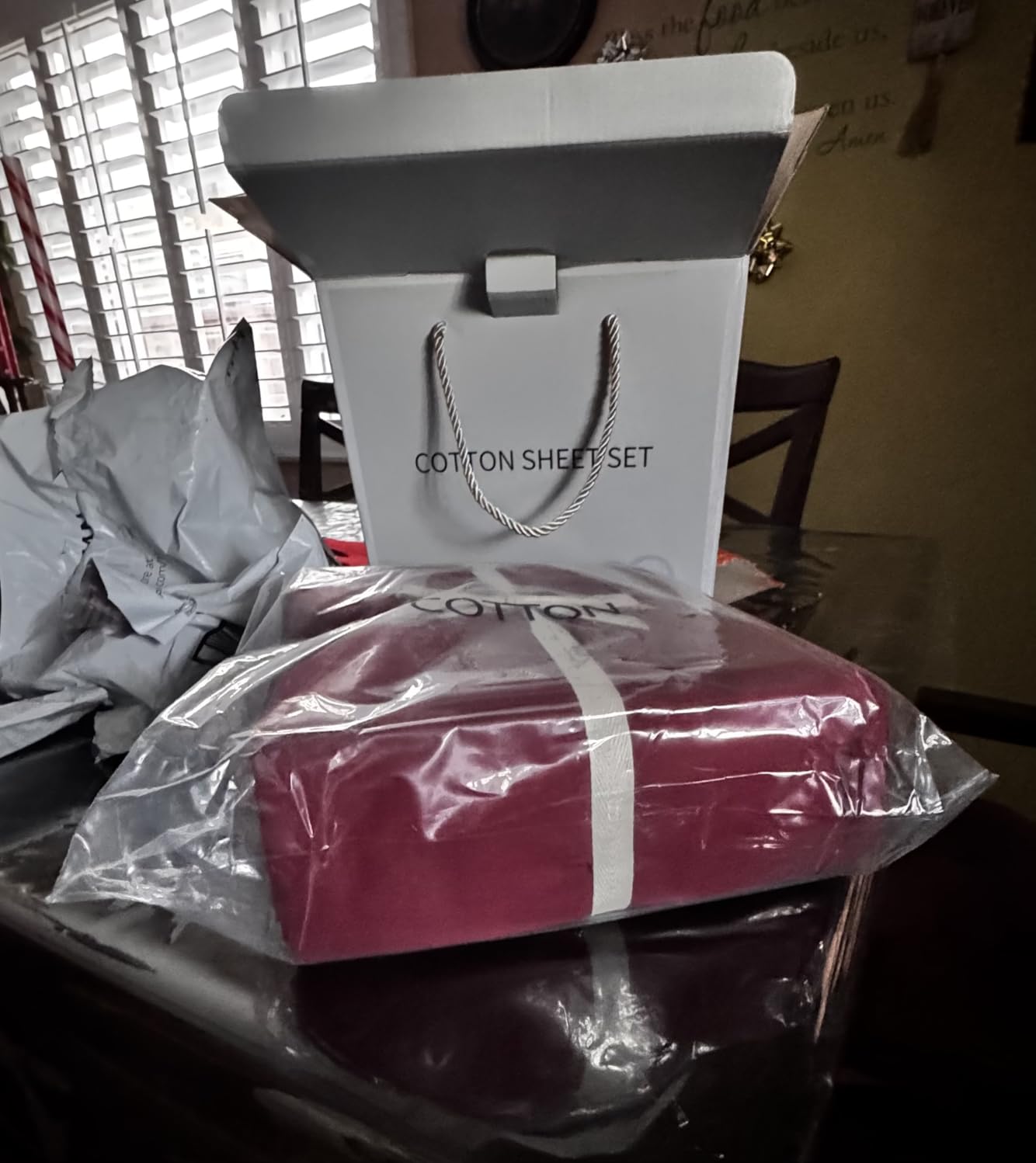 Shilucheng 100% Egyptian Cotton Queen Size Sheets Set (White, Queen) customer photo 2