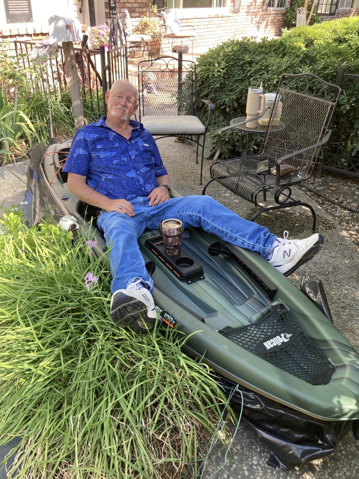 Pelican Sentinel 100X - Angler Sit on top Fishing Kayak - Lightweight - Ergolounge™ Seating System customer photo 2