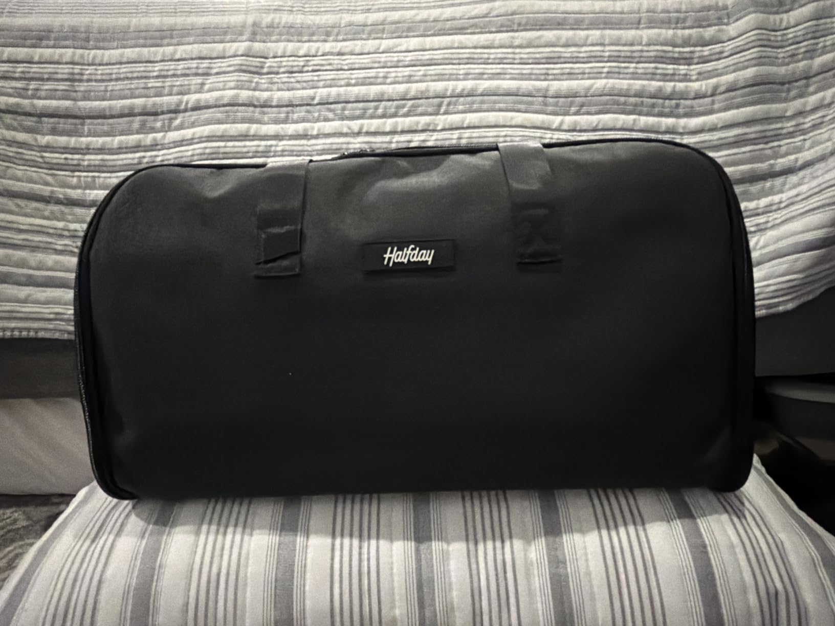Halfday Convertible 2-in-1 Garment Duffel Weekender 45L, Carry On, Marine customer photo 2