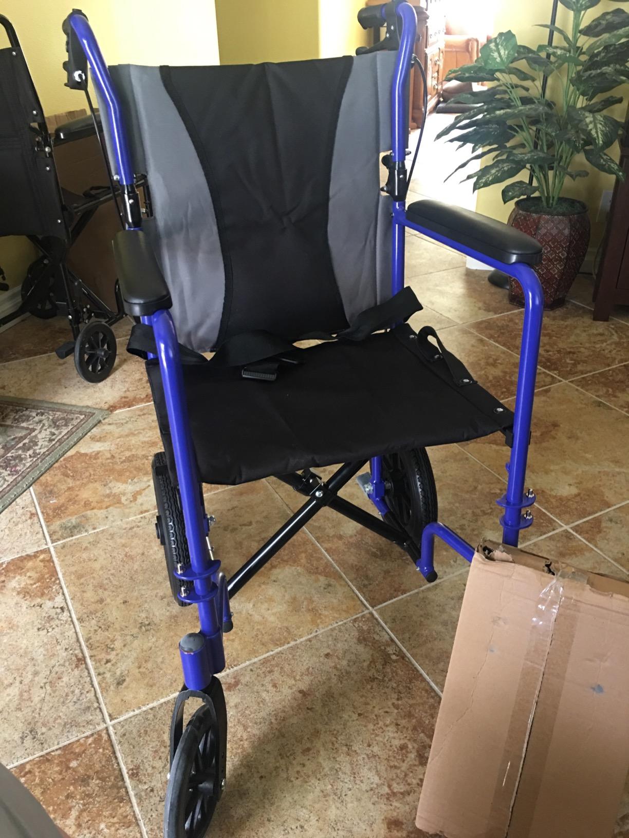 Vive Lightweight Electric Wheelchair for Adults - Foldable Power Wheel customer photo 2