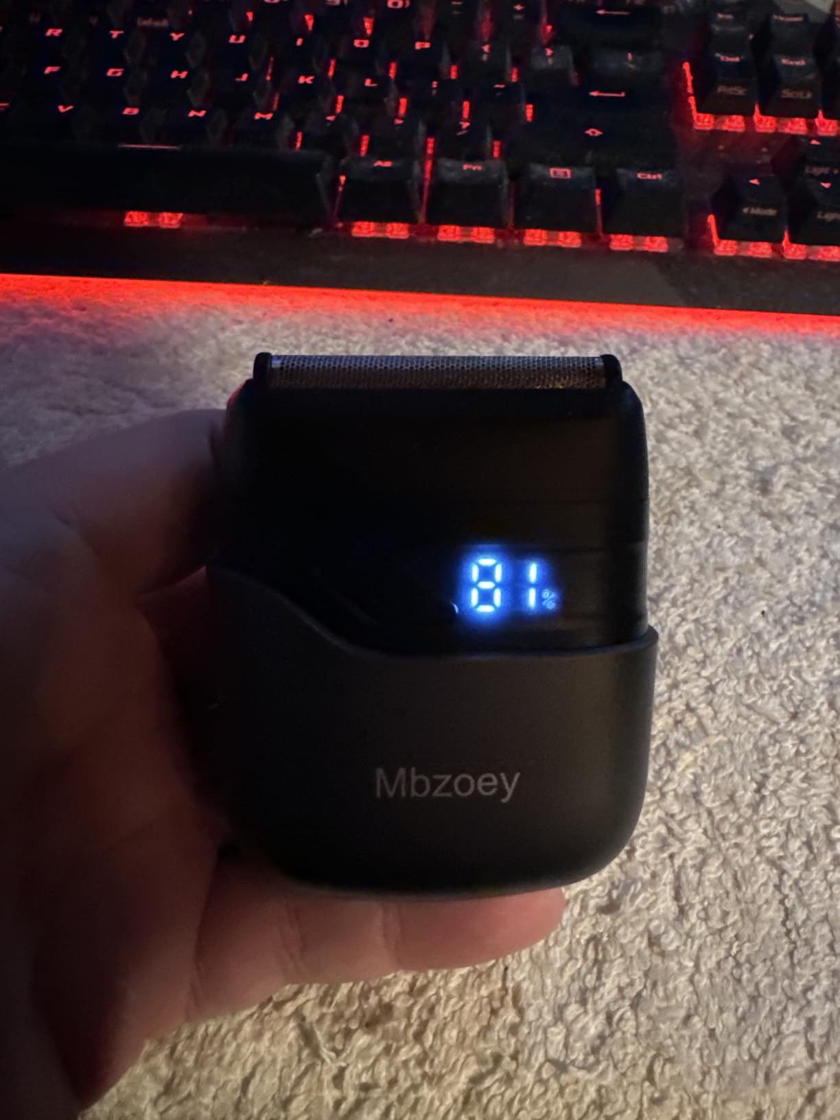 Mbzoey Electric Foil Shavers for Men: IPX7 Waterproof - Magnetic Cover customer photo 1
