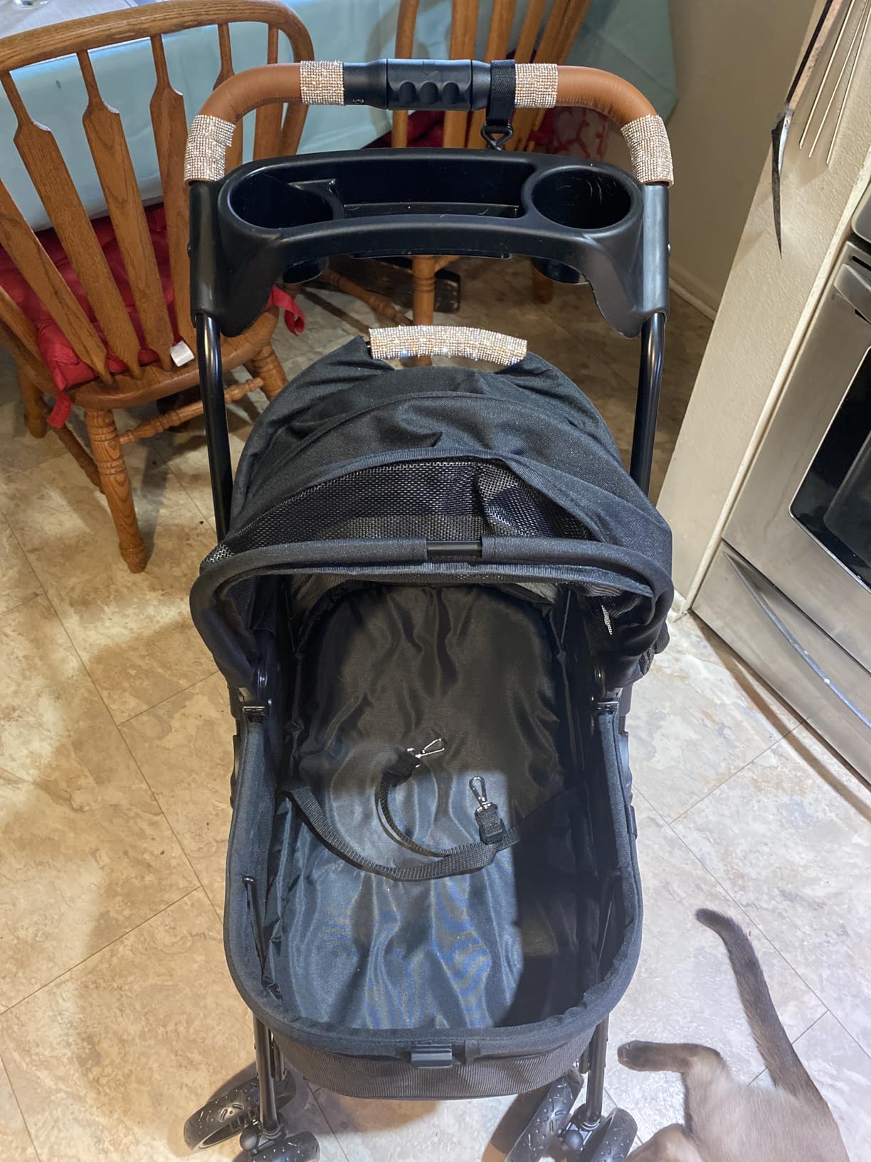Zoosky 3 in 1 Dog Stroller, Folding Pet Stroller w/Removable Carrier customer photo 1