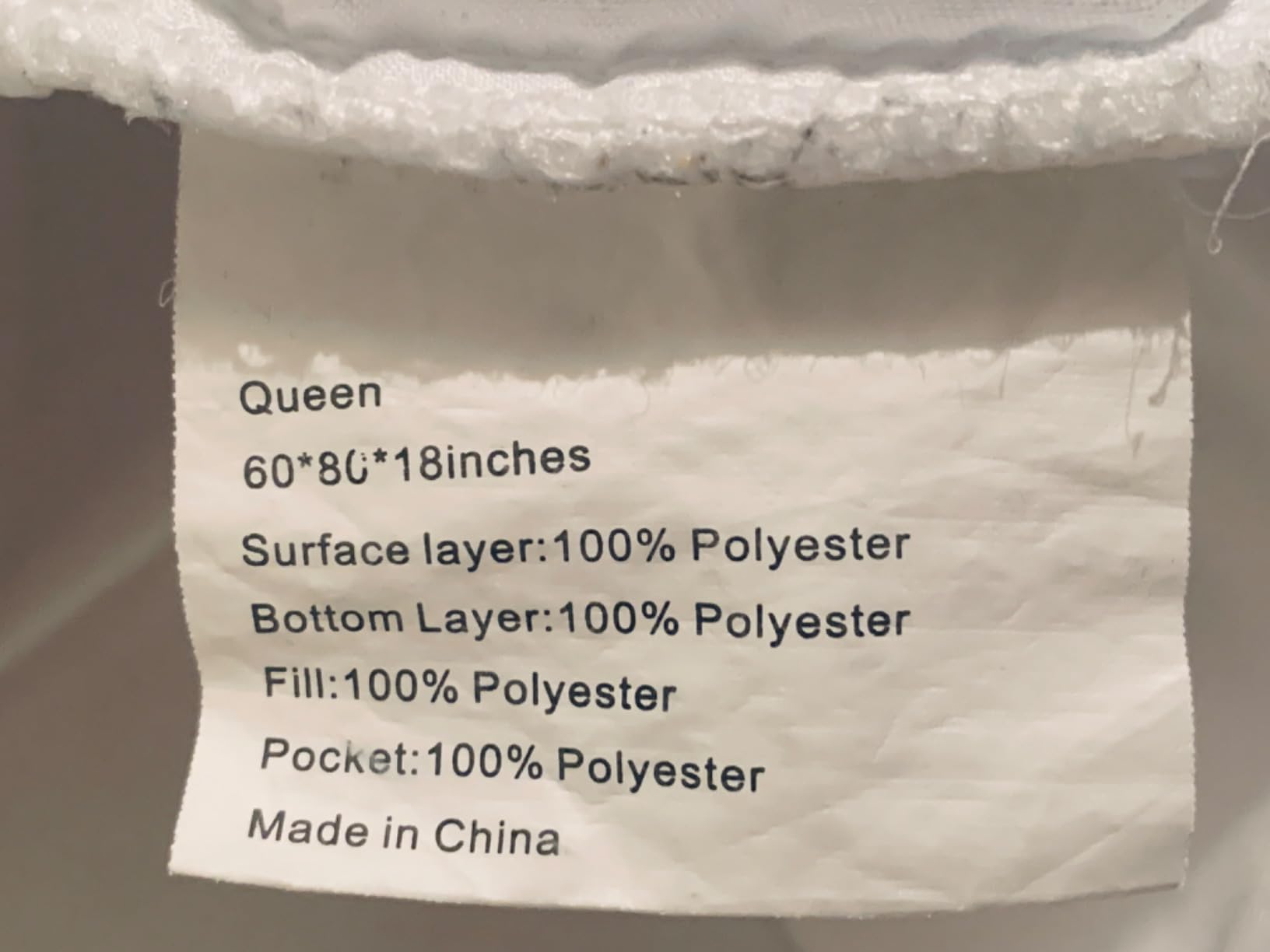 Favorland Mattress Topper Queen Size - Cooling Extra Thick Breathable Viscose Made from Bamboo Mattress pad - Soft Quilted Fitted Mattress Cover with 900 GSM Down Alternative Fill (8-21”Deep Pocket) customer photo 1