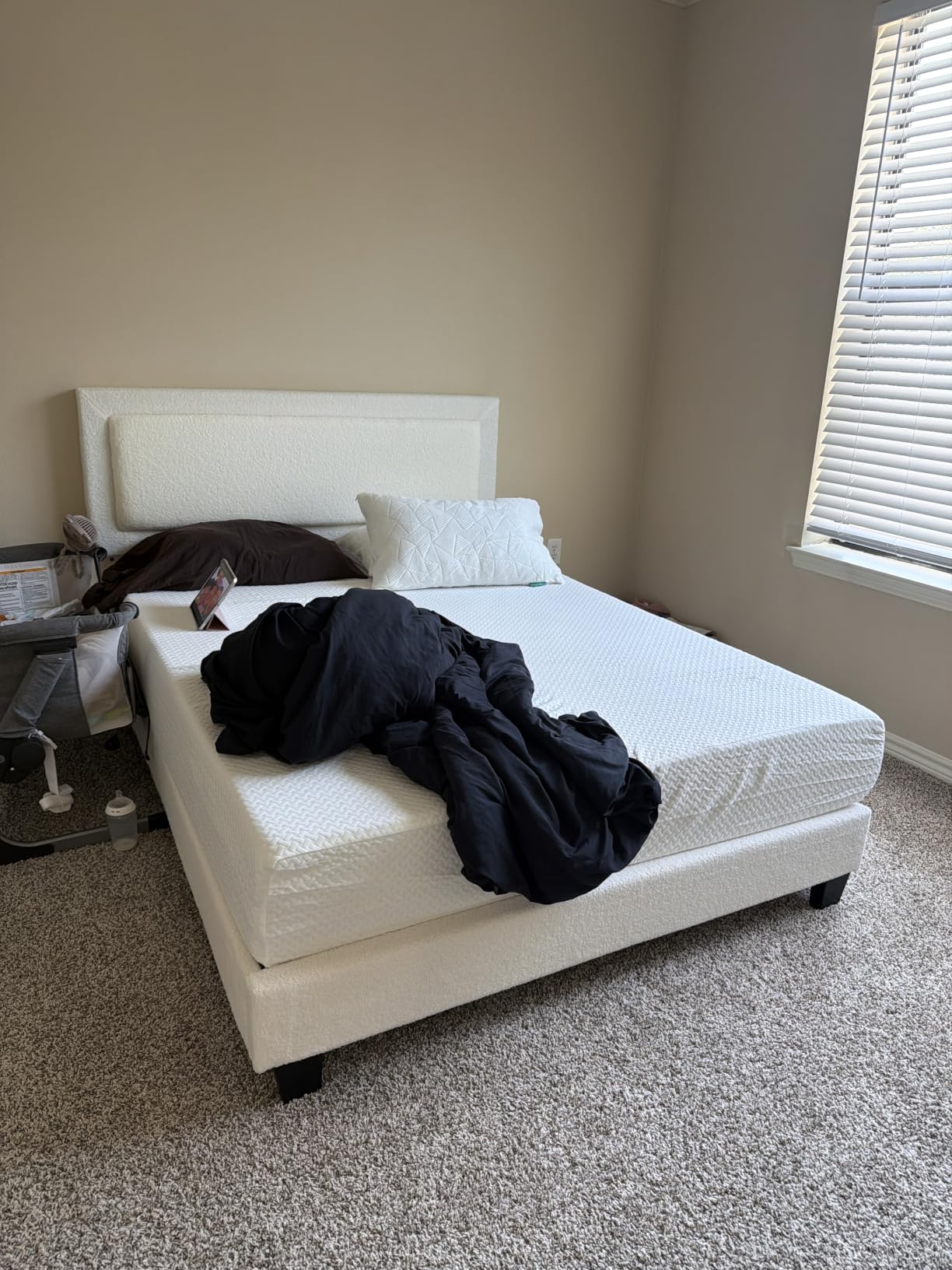 LIFEMENT Full Size Mattress, 8 Inch Full Mattress, Basic Graphite Cooling Memory Foam Mattress in a Box, Pressure Relief with Medium Firm Support, CertiPUR-US Certified, 75''L x 54''W customer photo 1