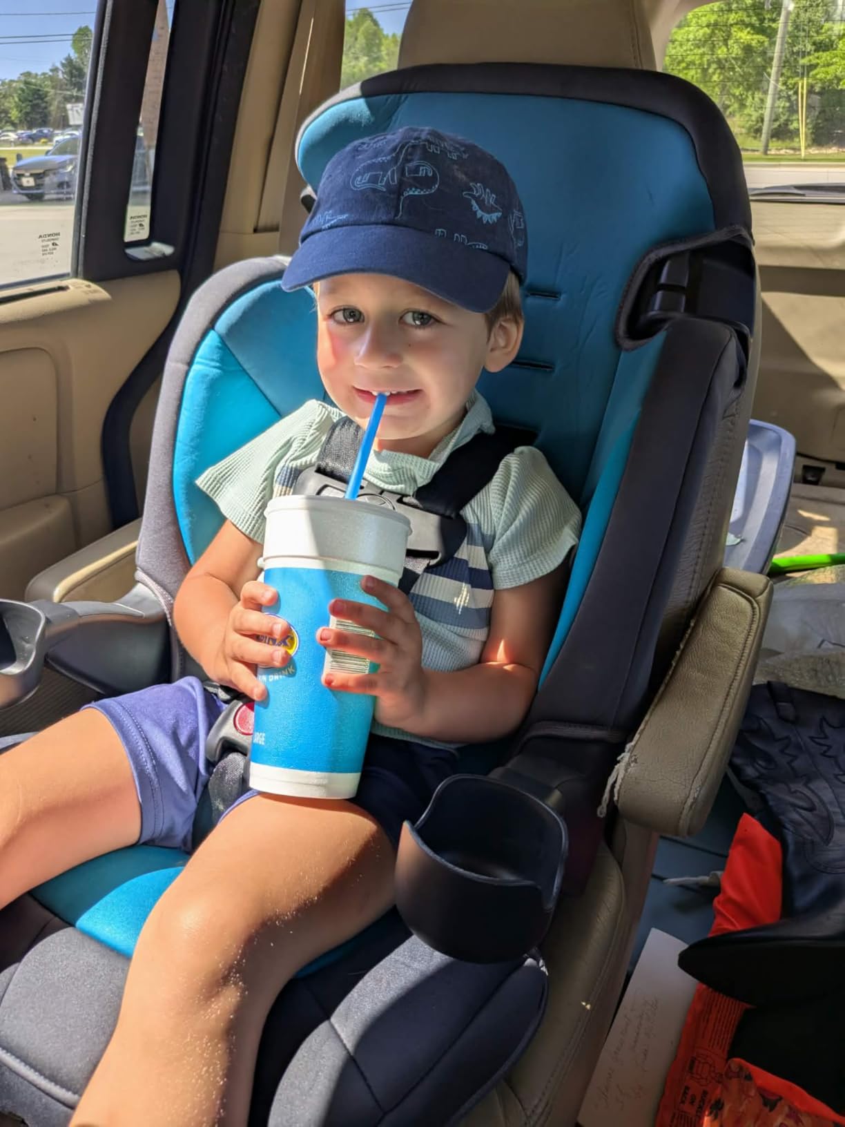 Safety 1st Grand 2-in-1 Booster Car Seat, Converts from High Back to Belt-Positioning Booster, High Back Seat for Kids 40-65, and Belt-Positioning 40-100 Pounds, Old Soul customer photo 2