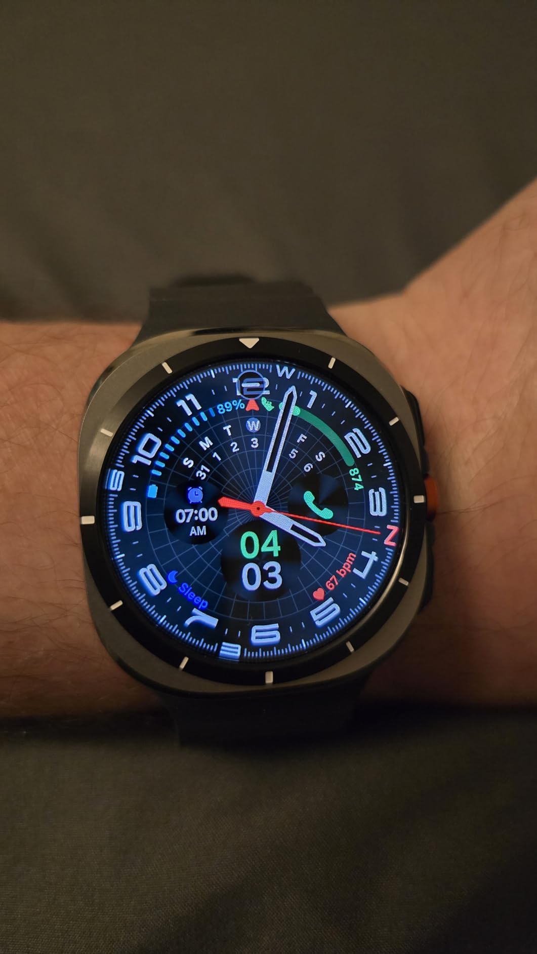 Samsung Galaxy Watch Ultra (2025), Titanium Silver, 47mm LTE Smartwatch customer photo 2