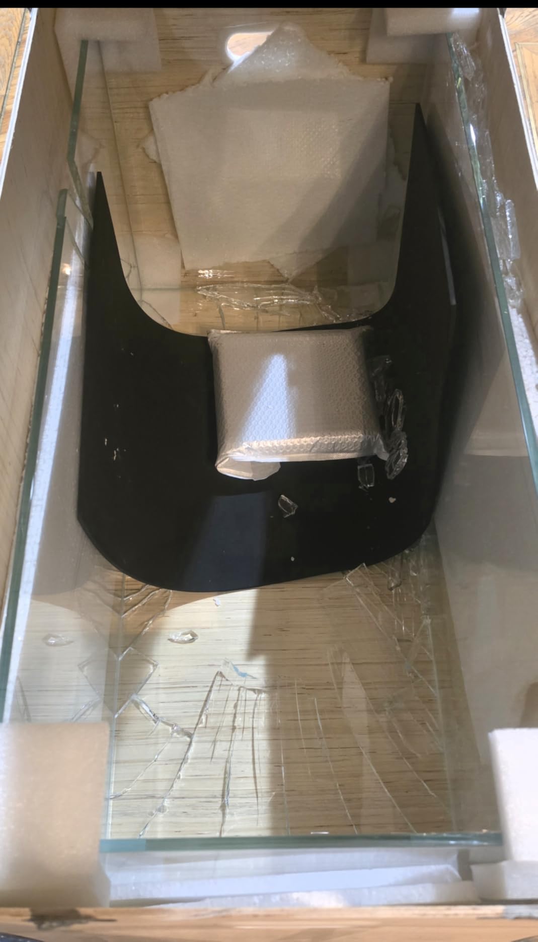 Allcolor Ultra Clear Rimless Aquarium Tank gallons Low Iron Glass Side Filtration + Anti-Jumping net (40Gal) customer photo 1
